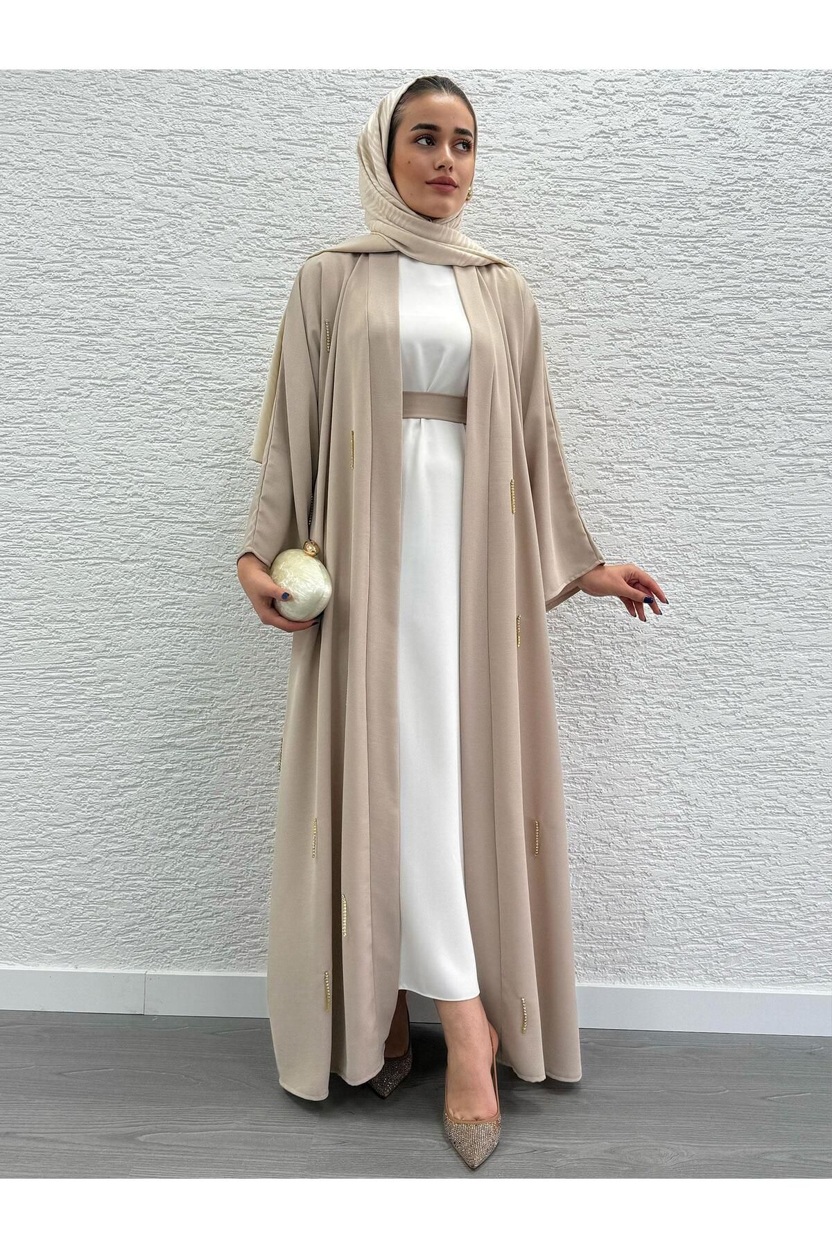 MELEK ARAZ-Stone Stone Abaya 8