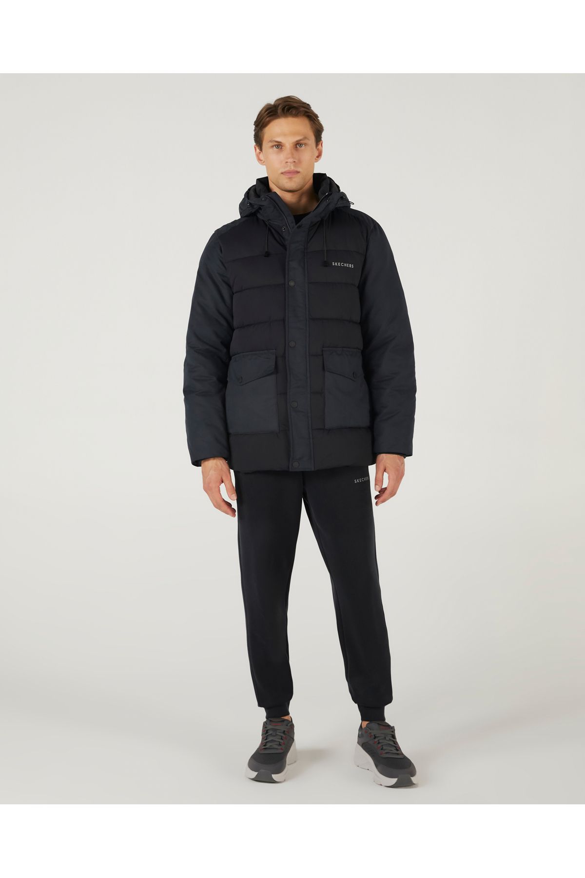 M Outerwear کت مشکی مردانه S242077-001 Skechers