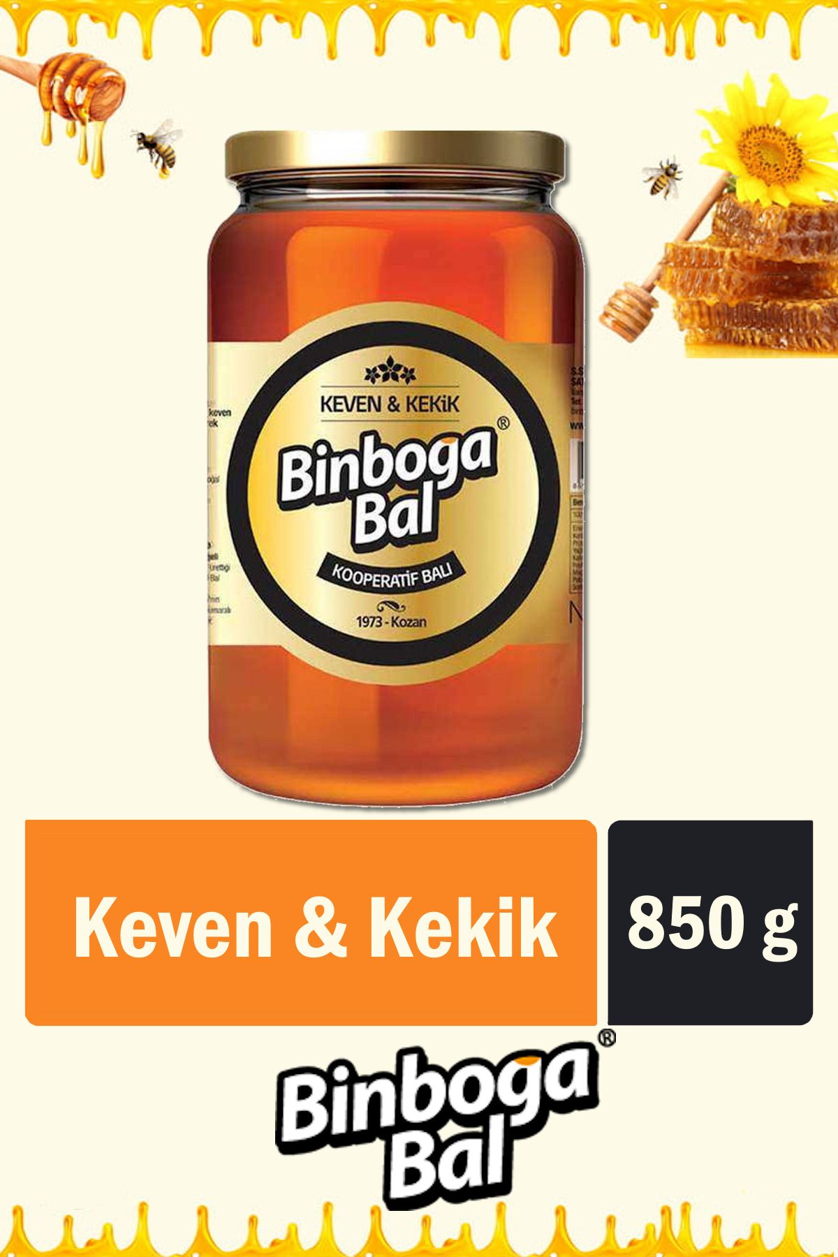 Binboğa Keven & Kekik Balı 850 gr