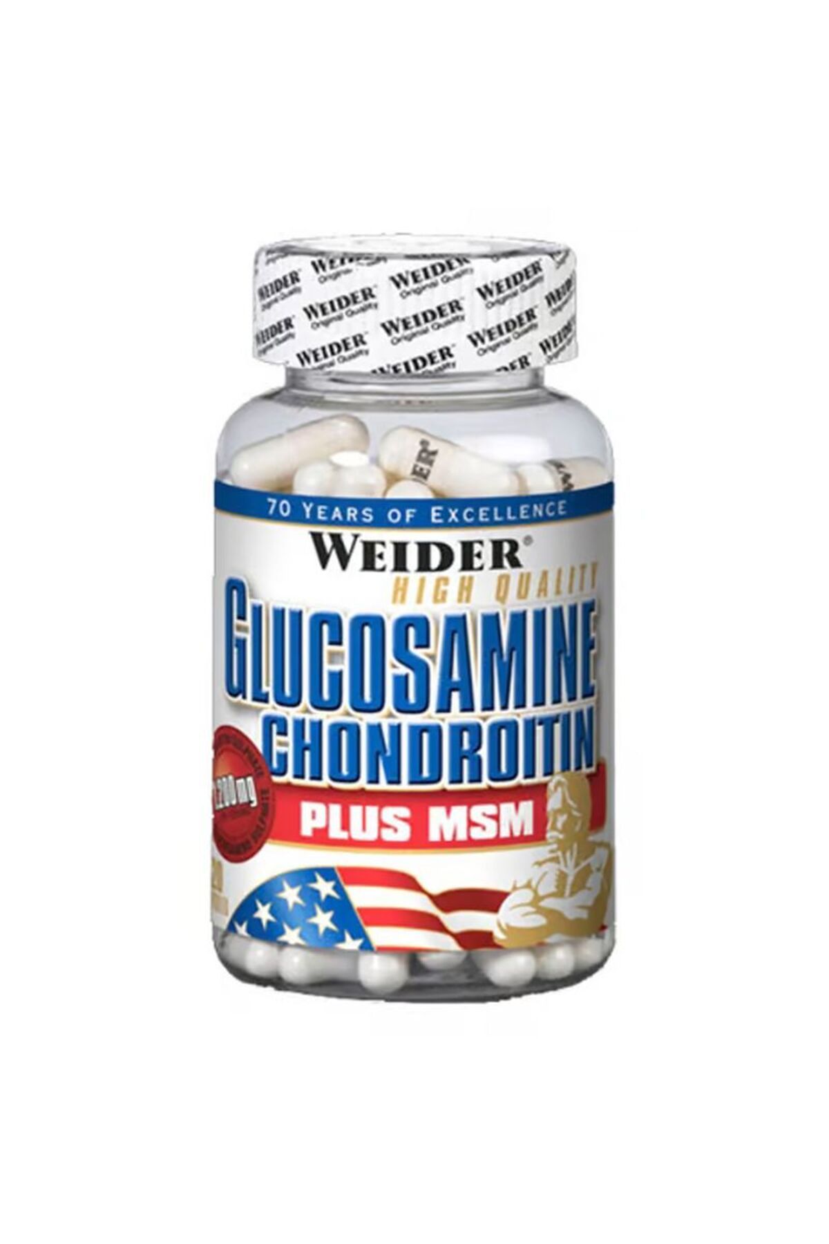 Weider Glucosamine Chondroitin Plus MSM – 120 caps