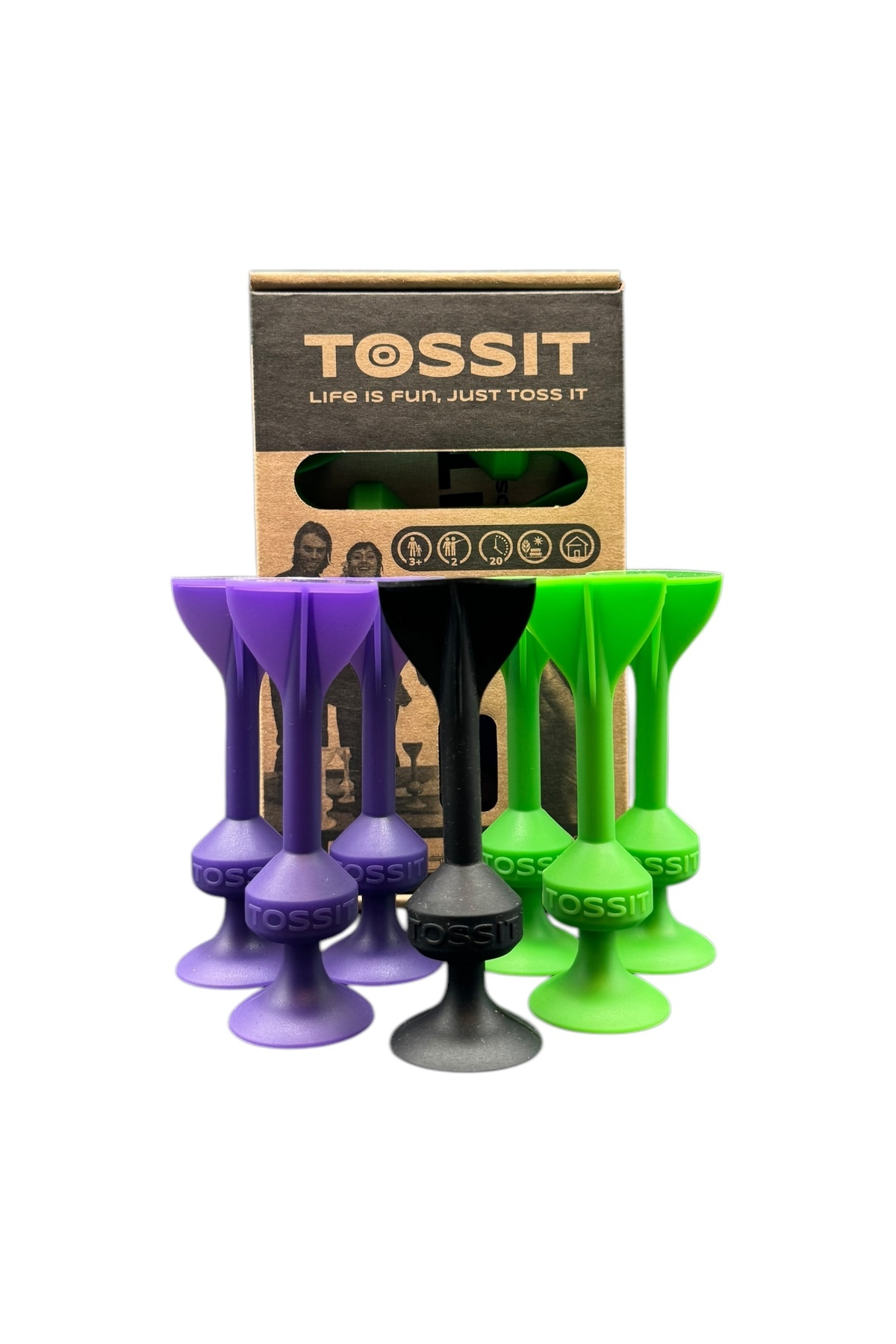 Tossit Game Silikon Vantuzlu Dart Aileler ve Arkadaşlar İçin