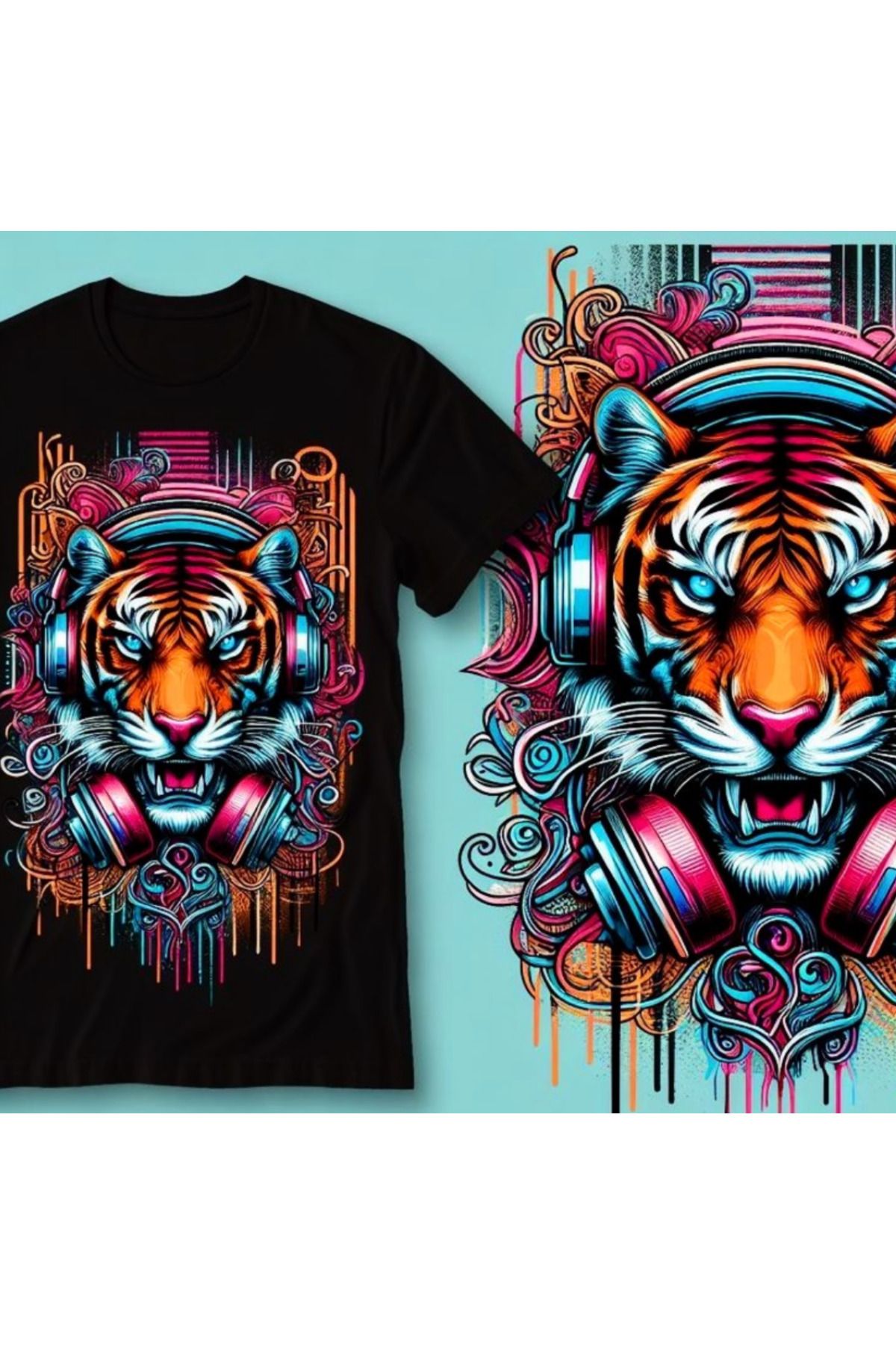 MAGORS Triuc Femeie Tiger Colorat Unisex - L