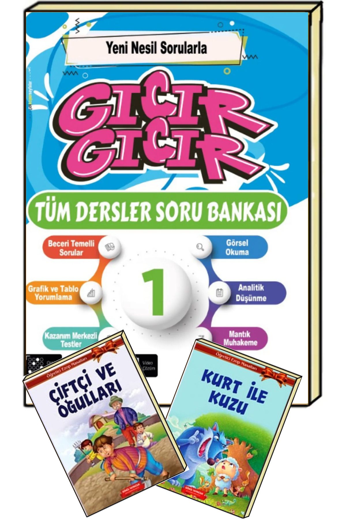 Ata Yayıncılık 1. Sınıf Gıcır Gıcır Tüm Dersler Soru Bankası