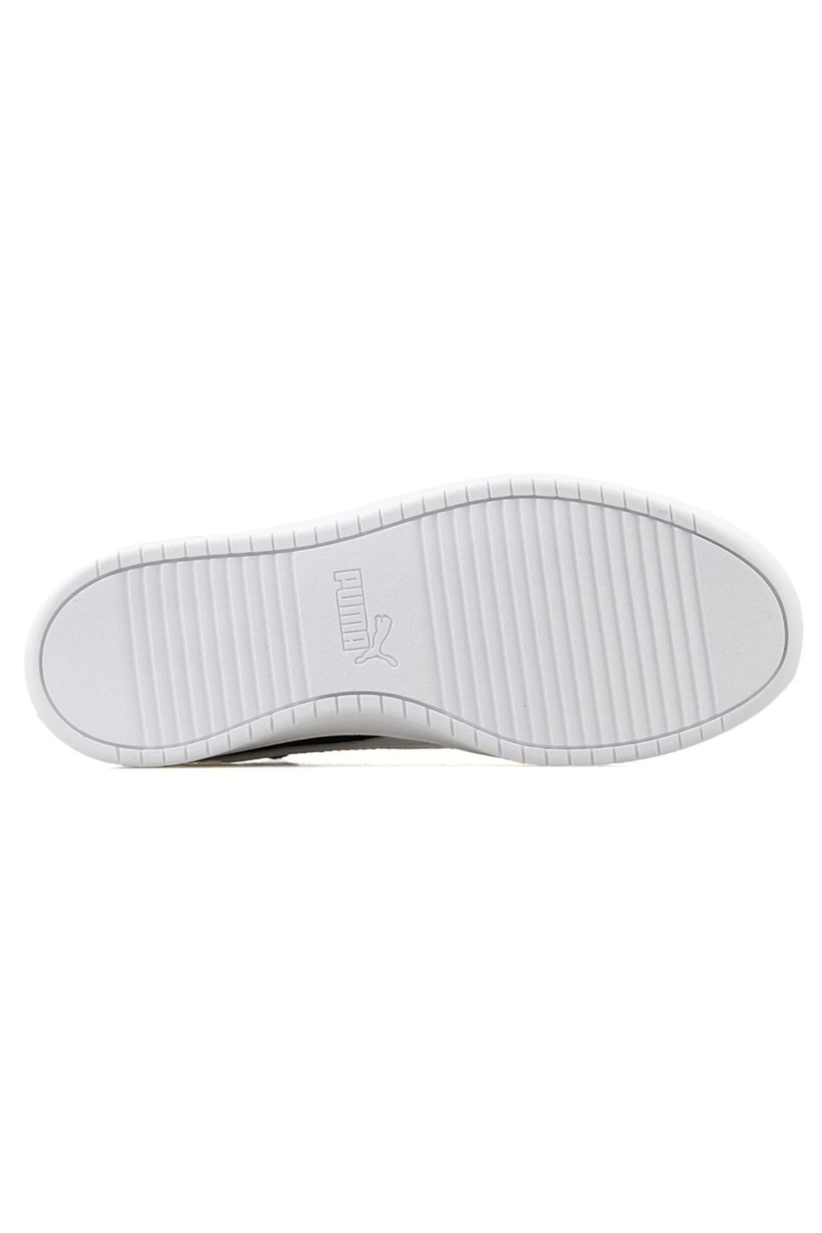 Puma Rickie Jr 384311-11 Unisex Spor Ayakkabı SİYAH-BEYAZ görsel 8
