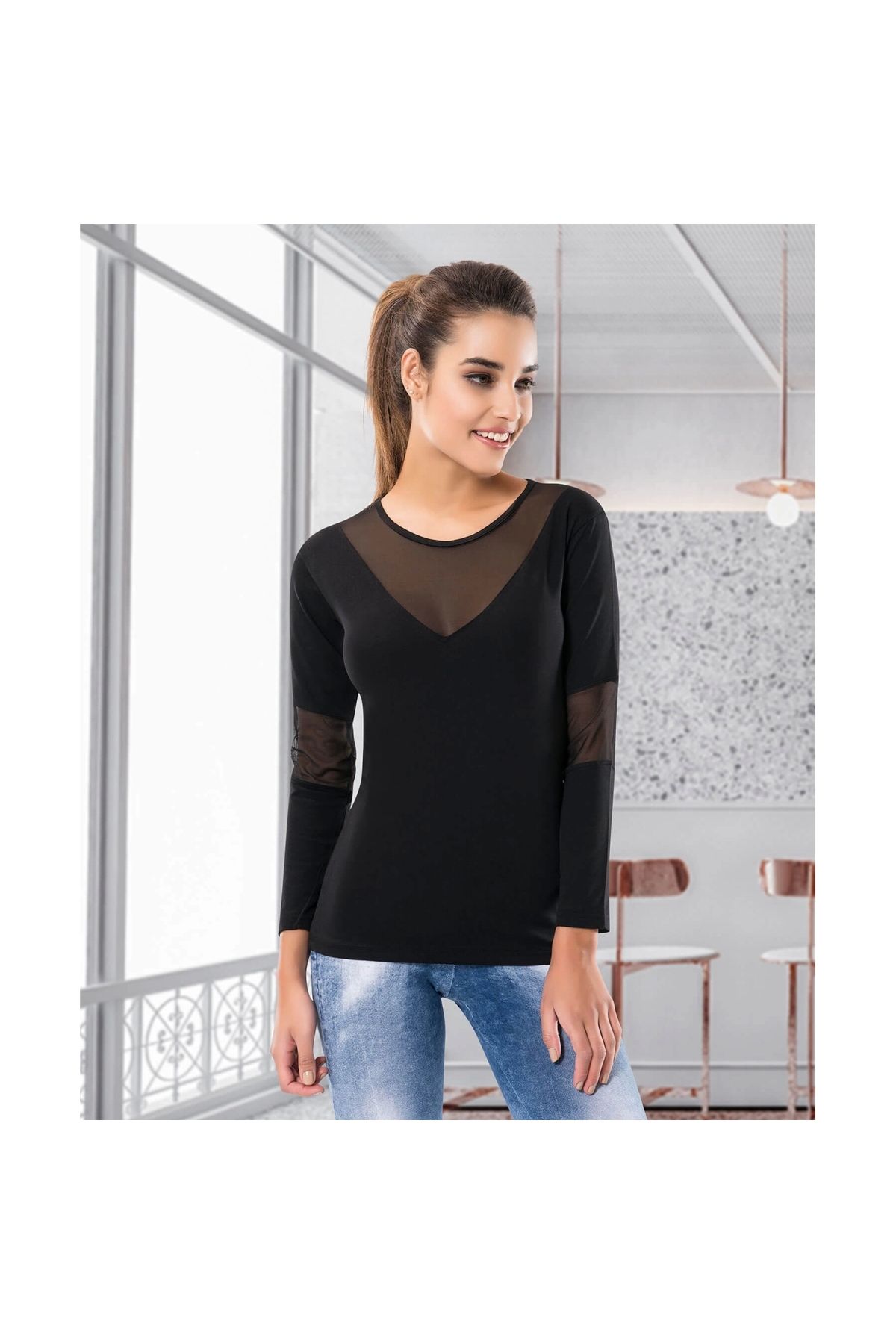Narnuga MİRAXX Uzun Kol Kadın Body 124