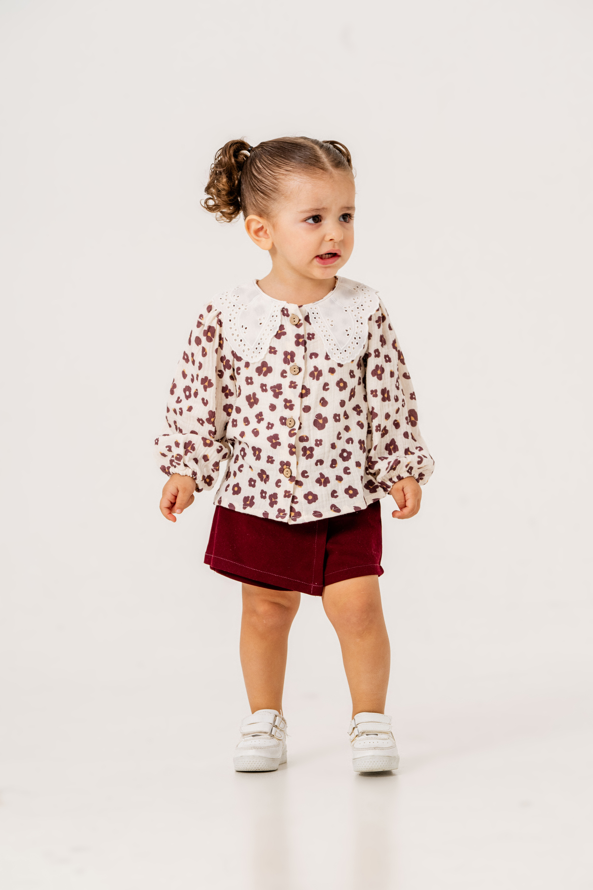 JNF kids Kız Bebek Şort Etekli Takım Külotlu Çorap Hediyeli fotoğrafı 3 (önizleme)