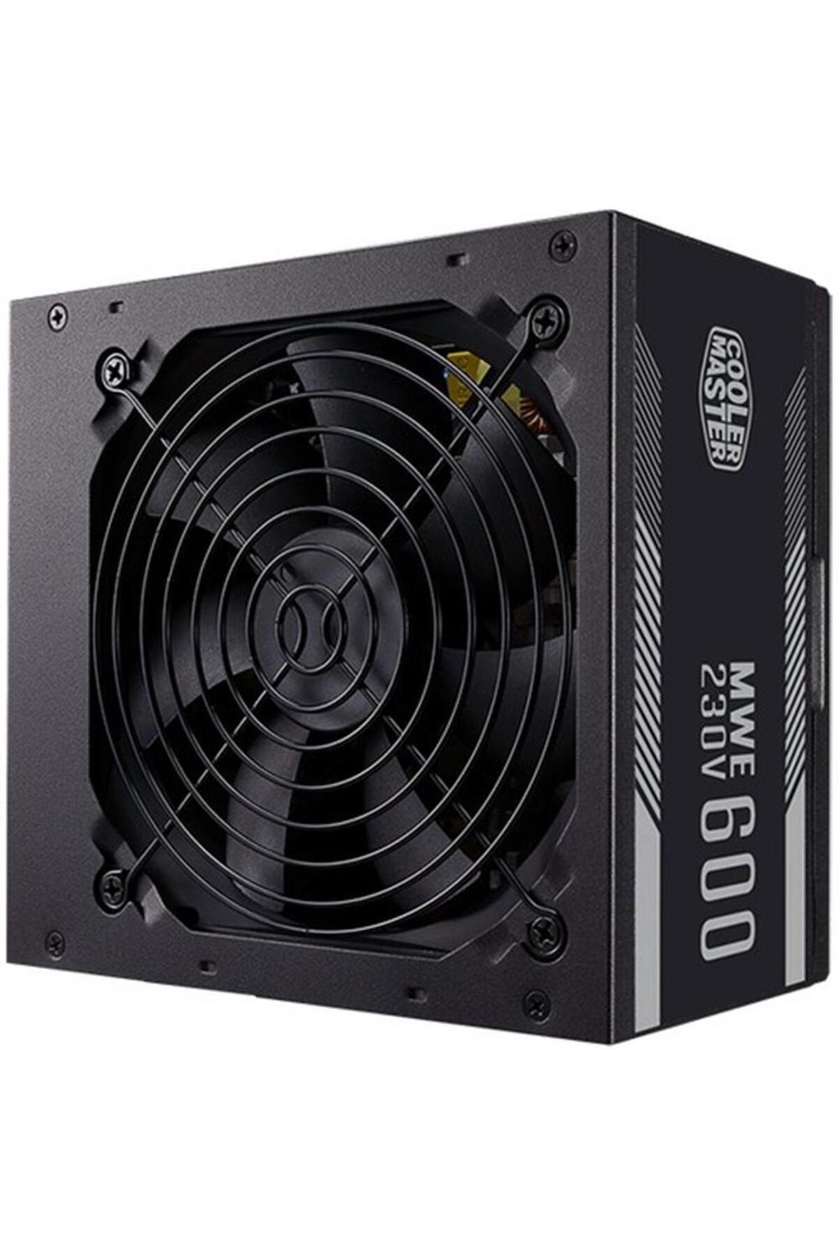 AREY TEKNOLOJİ Cooler Master MWE 600W 80+ 2xEPS, Aktif PFC, 120mm Fanlı PSU (MPE-6001-ACABW-EU)