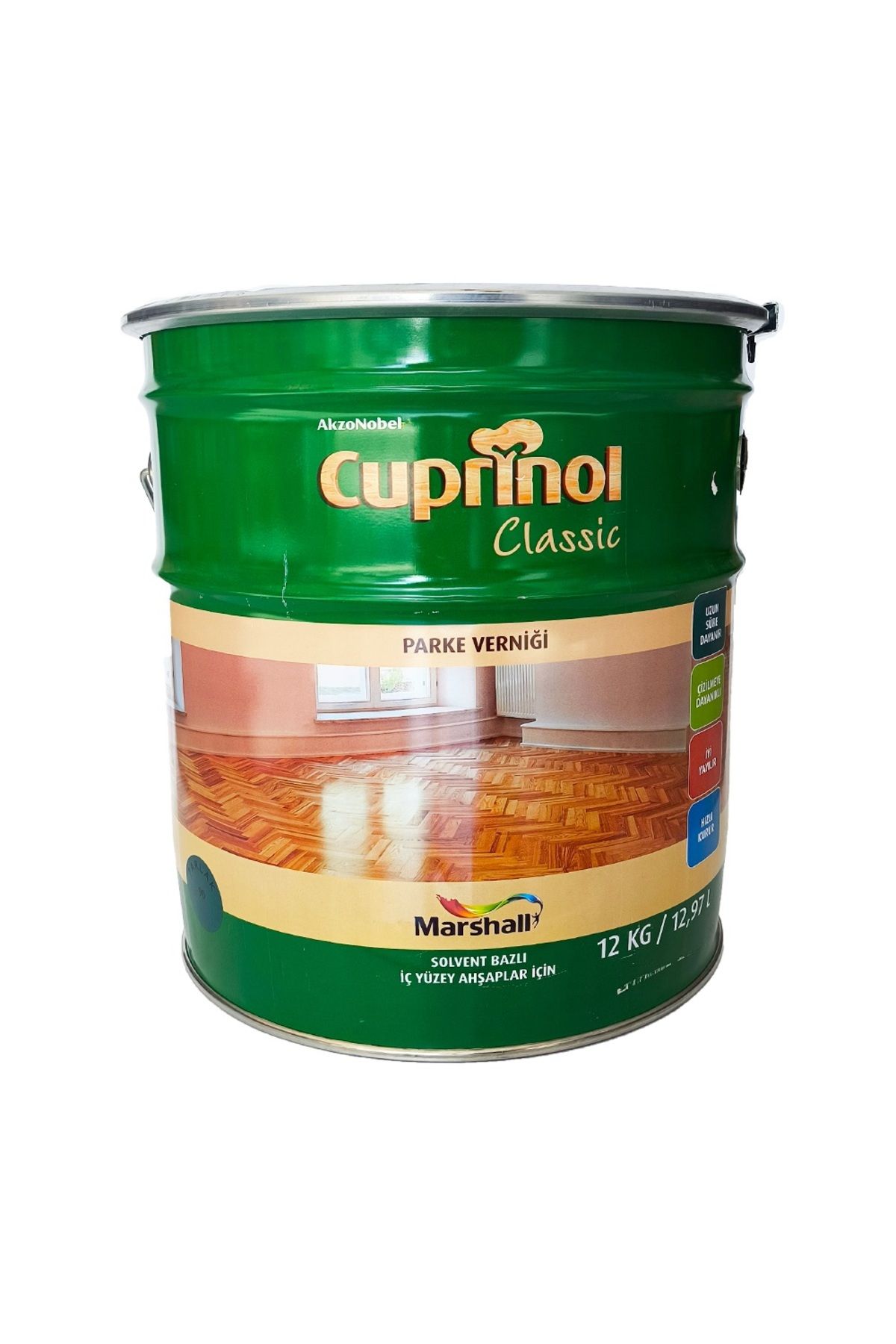 Cuprinol Classic Parke Verniği Şeffaf Parlak 12 Kg