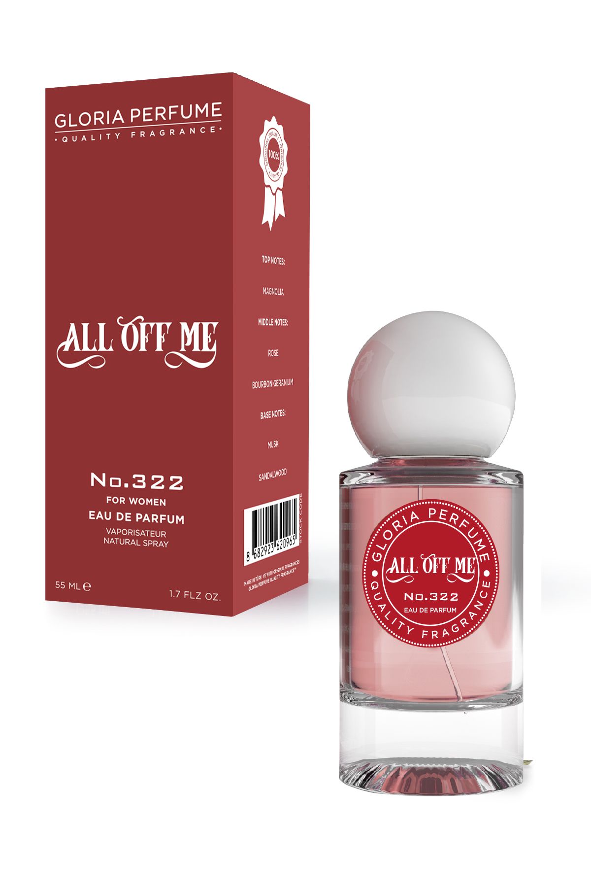 Gloria Perfume ALL OFF ME 55 ML EDP KADIN PARFÜM