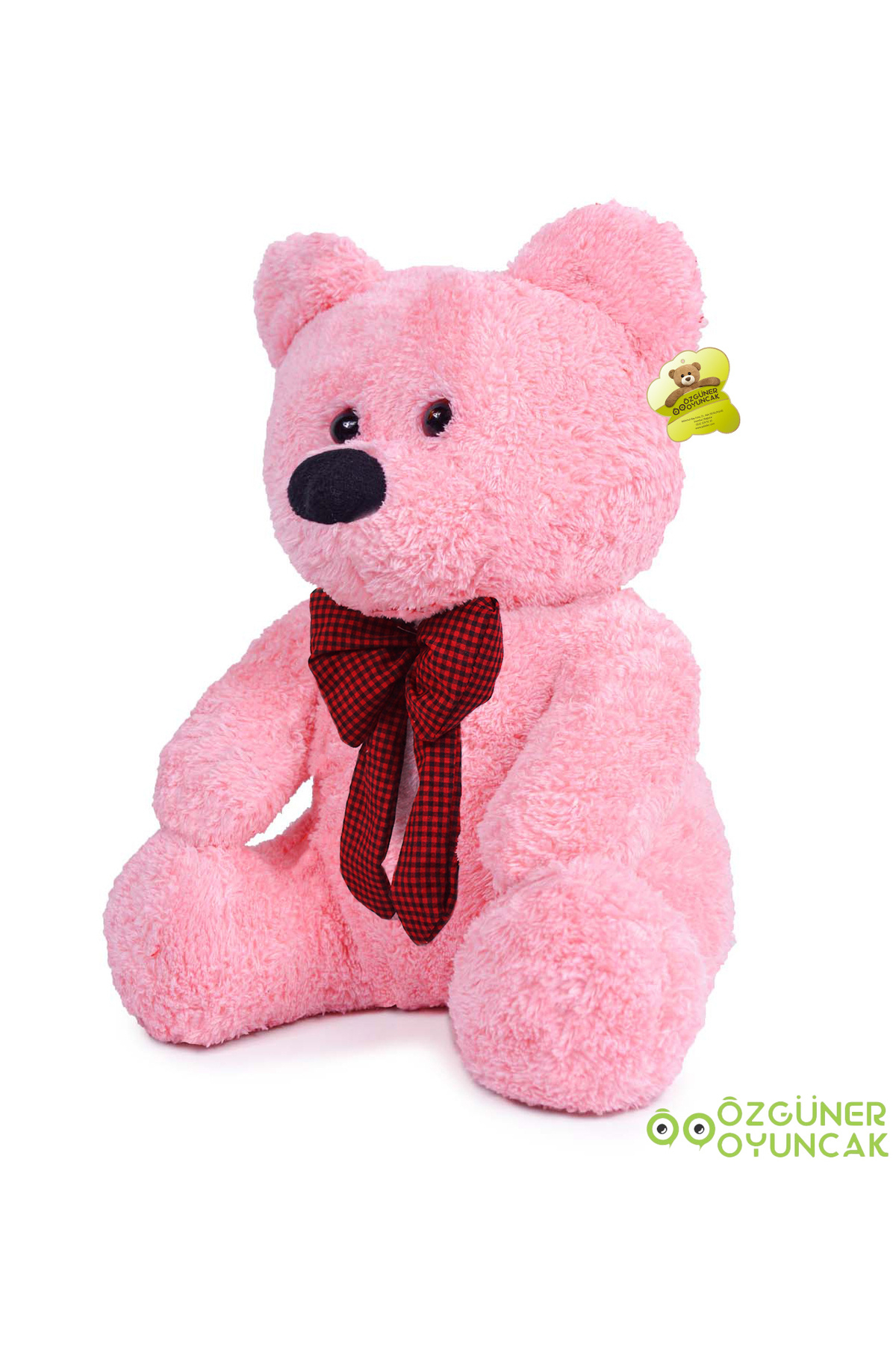 Özgüner Oyuncak Papyonlu Peluş Oturan Ayıcık – Doğum Günü Hediyesi Sevimli Ayı fotoğrafı 5 (önizleme)