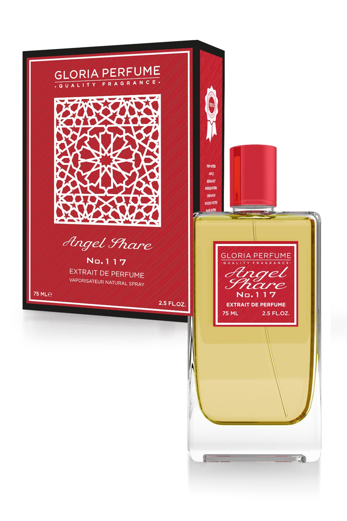 Gloria Perfume ANGEL SHARE 75 ML EDP UNISEX PARFÜM