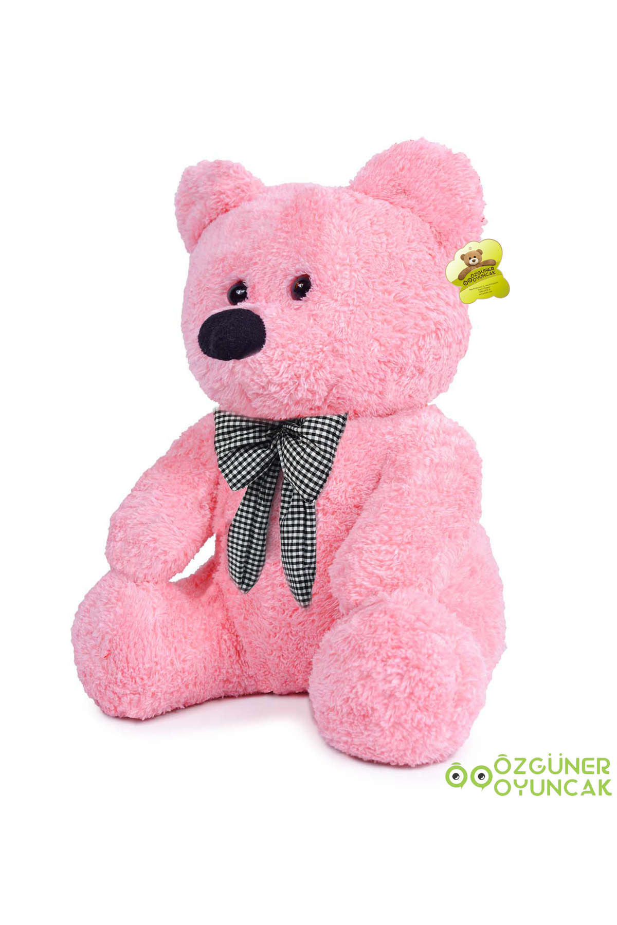 Özgüner Oyuncak Papyonlu Peluş Oturan Ayıcık – Doğum Günü Hediyesi Sevimli Ayı fotoğrafı 6 (önizleme)