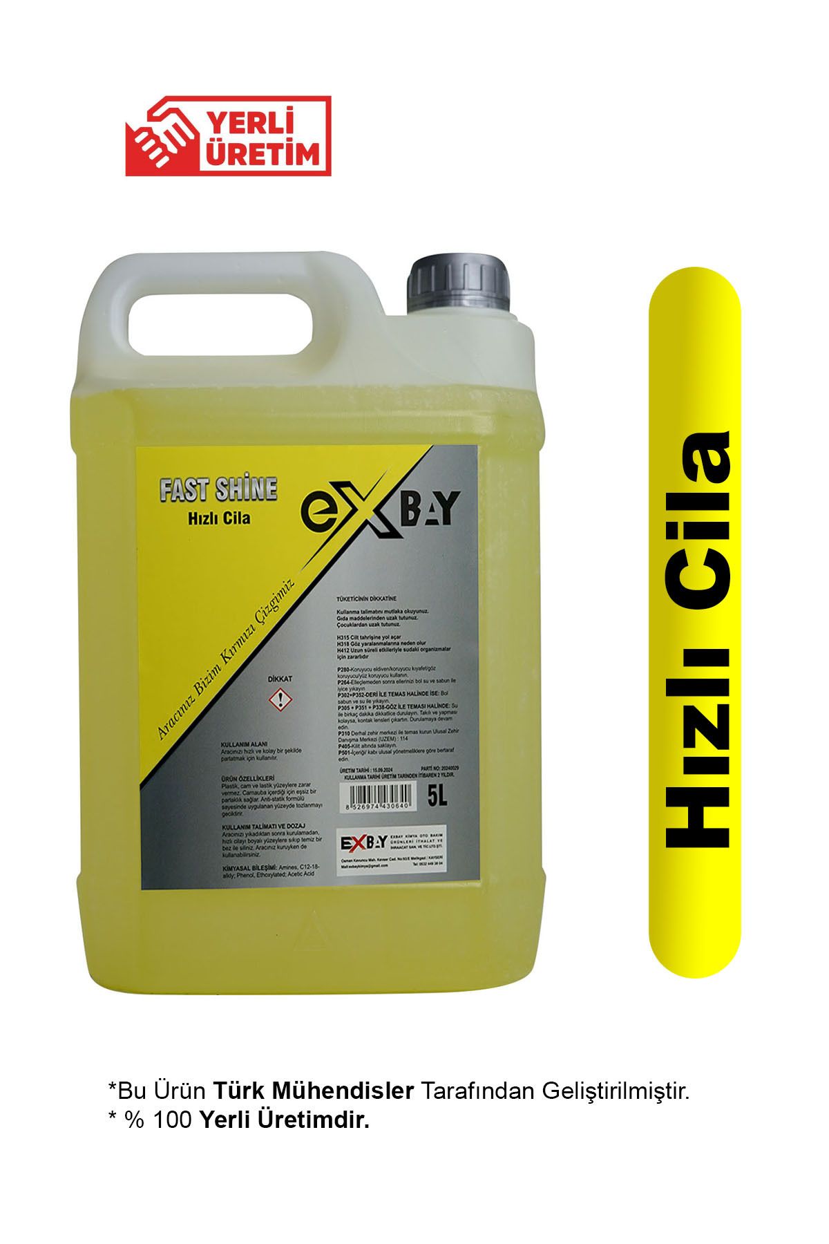 EXBAY Fast Shine - Hızlı Cila 5 Lt