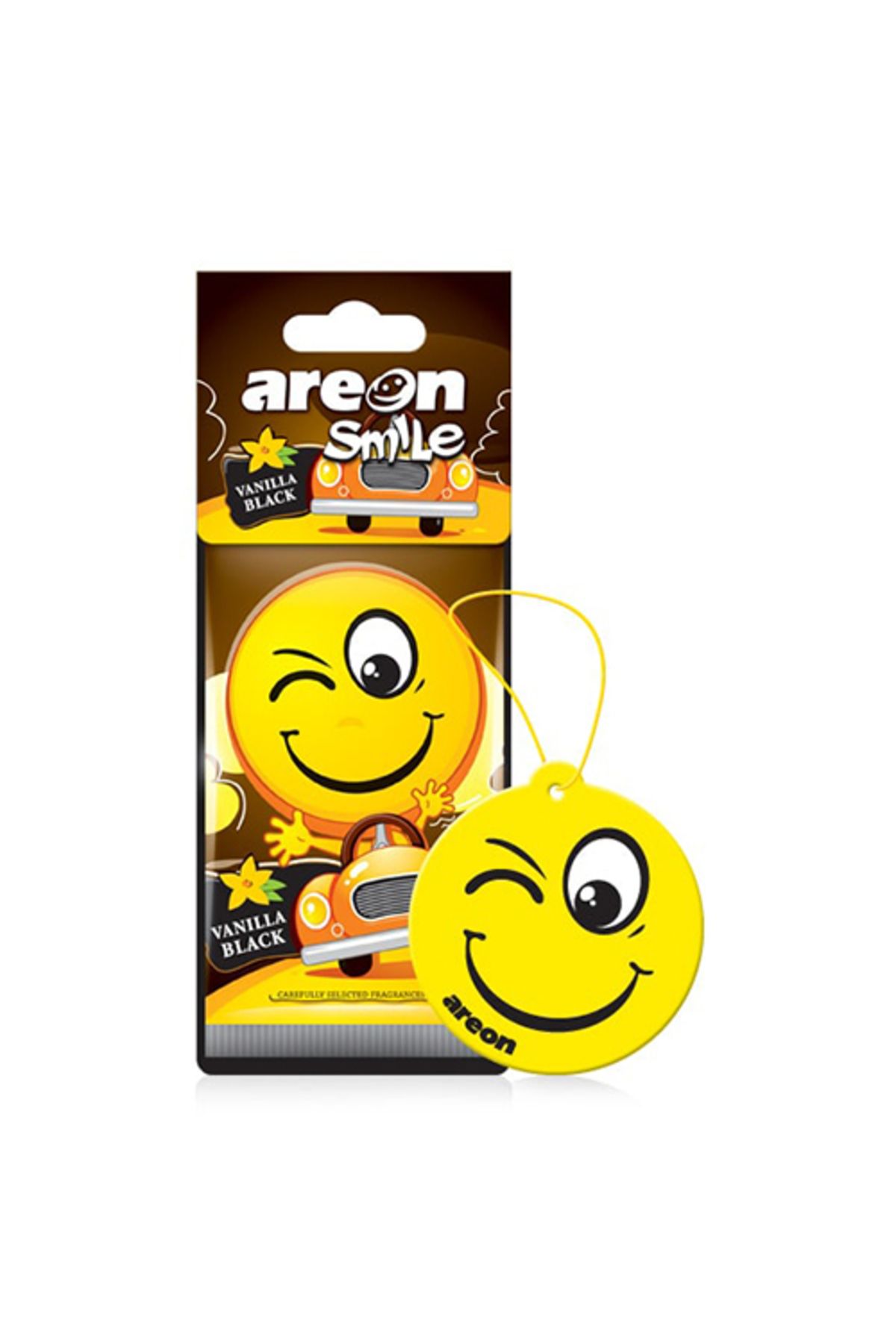 3 Tıkla Smile Serisi Dry Vanilla Black Oto Araç Kokusu