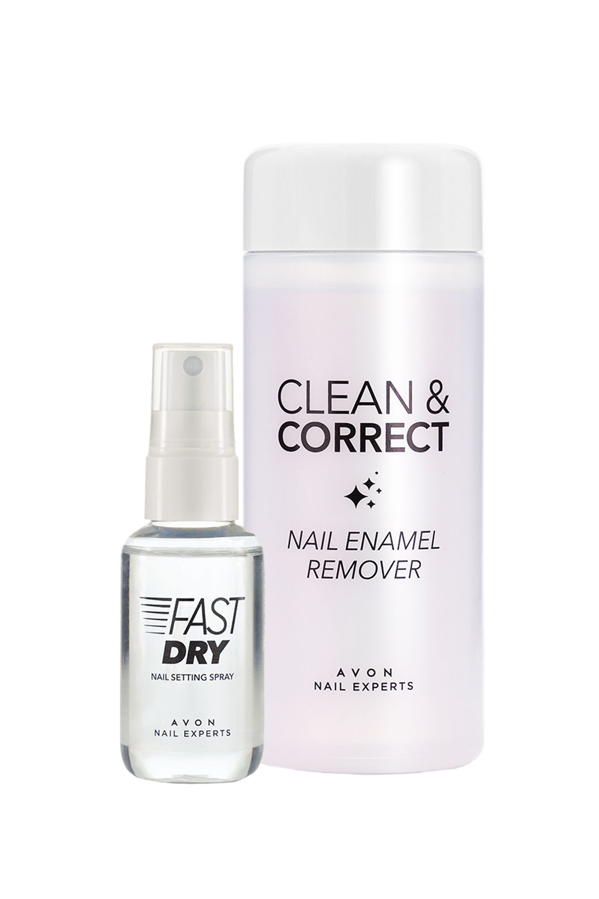 AVON Tırnak Cilası Kurutucu Sprey ve Oje Çıkarıcı Paketi