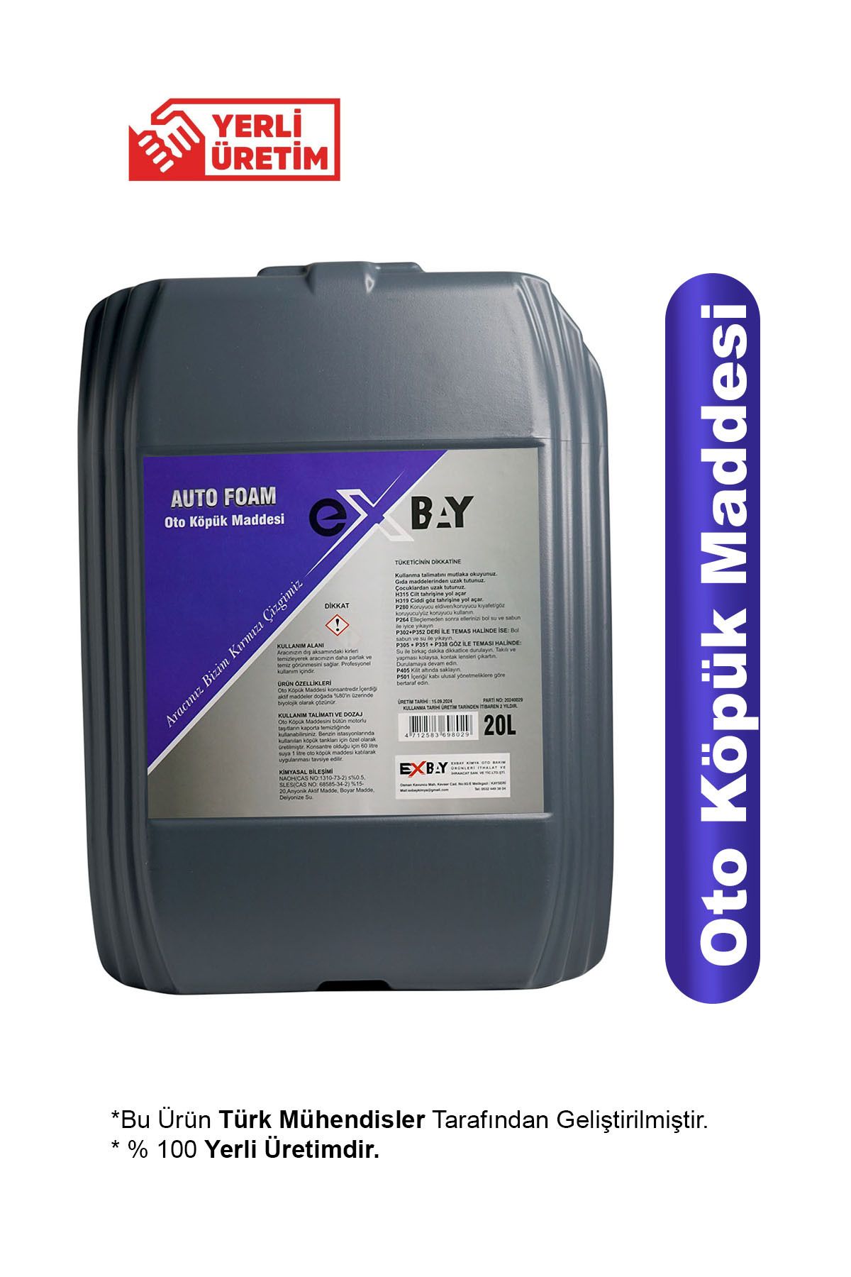 EXBAY Auto Foam Oto Köpük 20 Lt