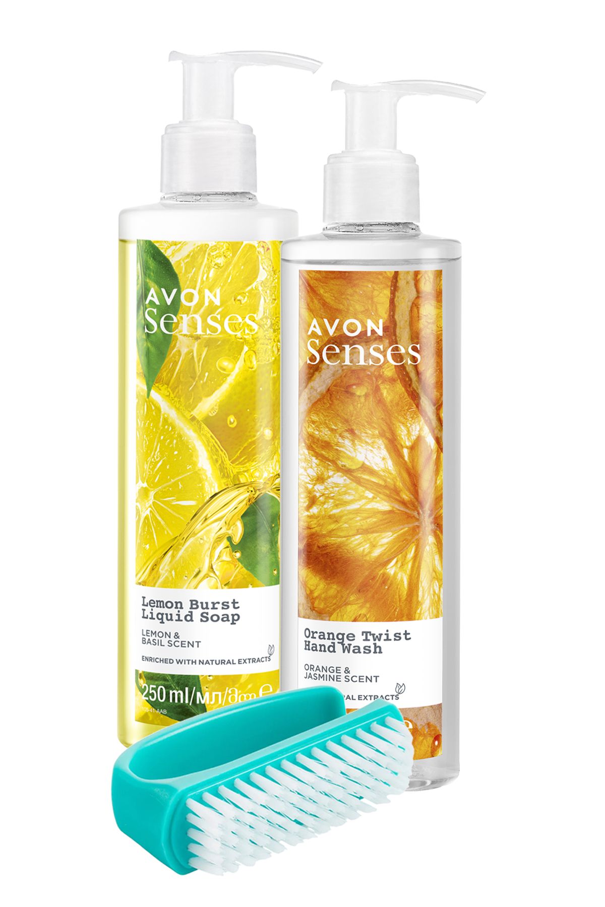 AVON Senses Sıvı Sabun ve El ve Ayak Tırnak Fırçası Paketi