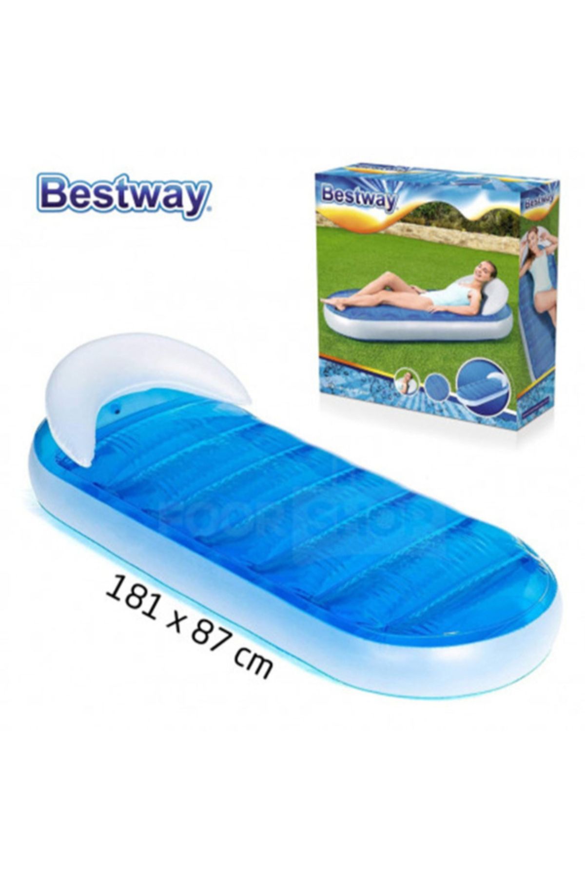 BESTWAY-صالة حمام السباحة 1.81 متر × 87 سم 26-43237 5