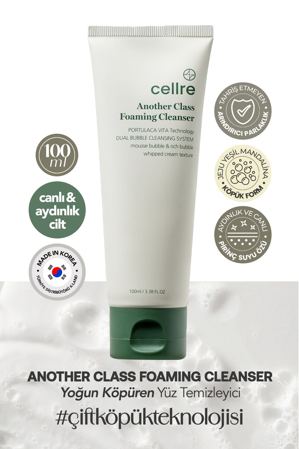 CELLRE Yoğun Köpüren Yüz Temizleyici Cellre Another Class Foaming Cleanser