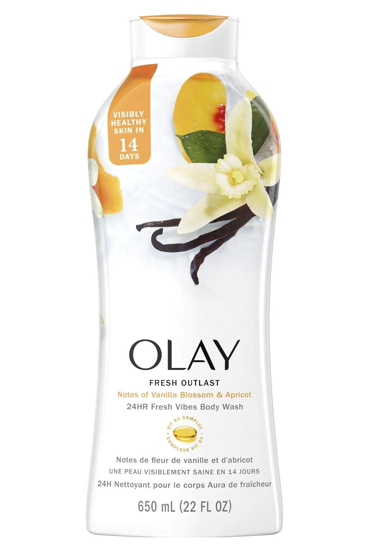 OLAY Fresh Outlast Vanilla Blossom and Apricot Duş Jeli 650ML