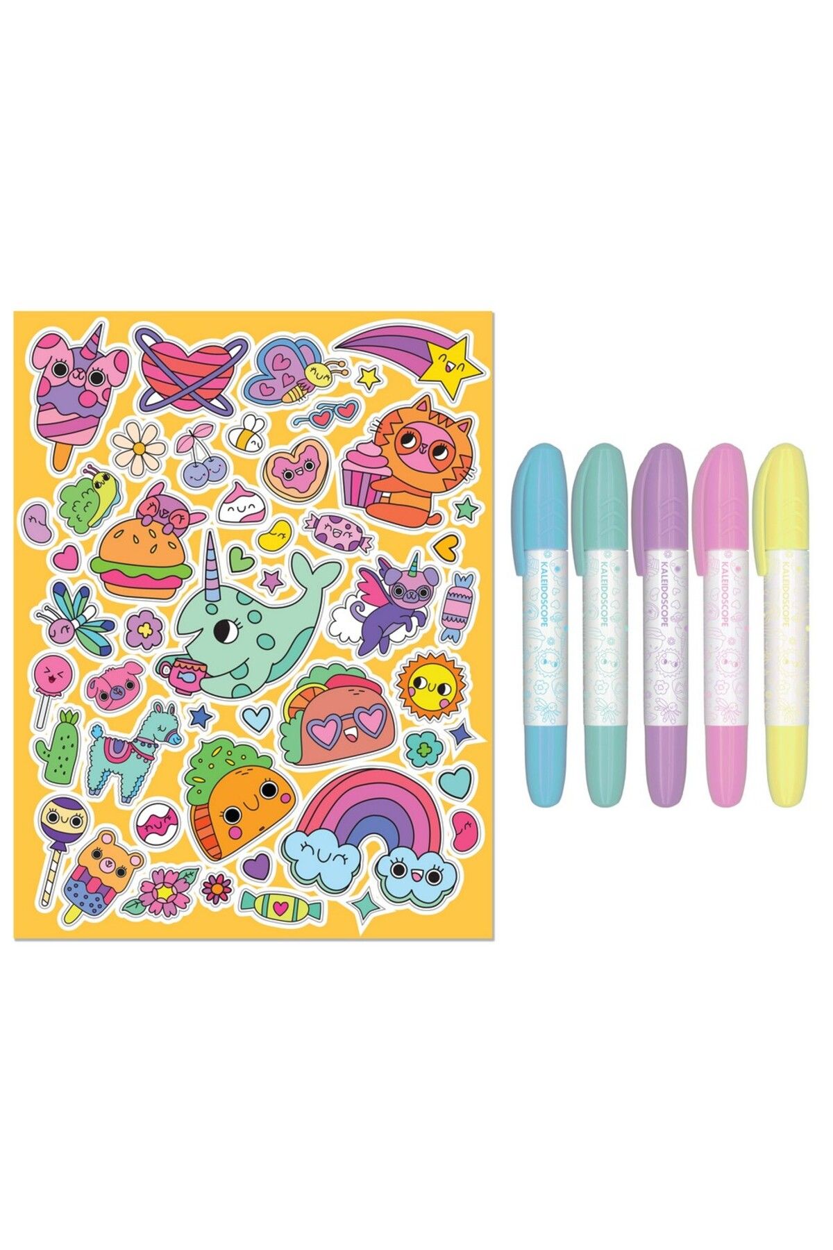 Hinkler-Jr Kaleidoscope Colouring Kit Too Cute 2