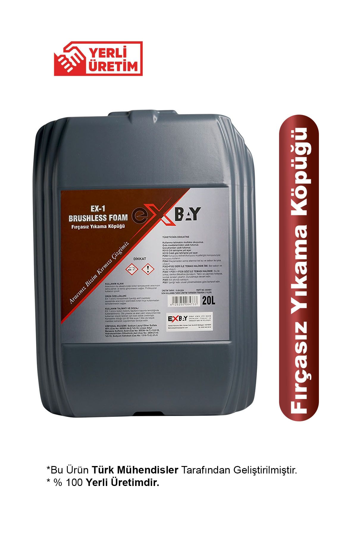 EXBAY Ex 1 Fırçasız Köpük 20 Lt