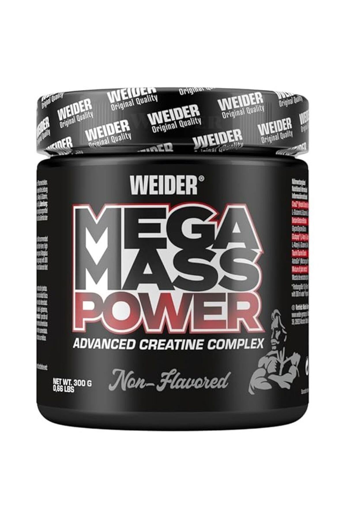 Weider WEİDER Mega Mass Power Preworkout + Creatine + Glutamin +Taurine + Betain – 300 gr - AROMASIZ