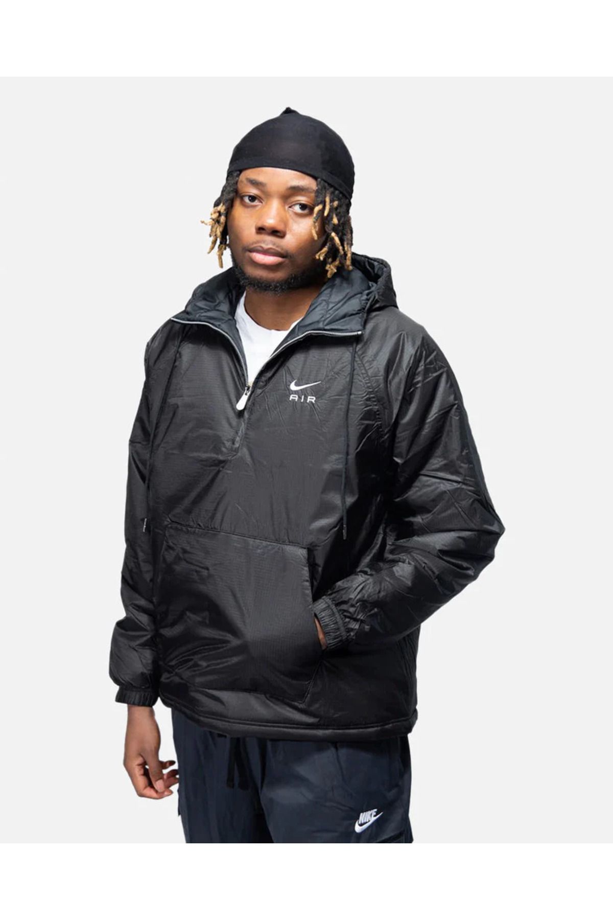 Nike Sportswear Air Winterized 1/2-Zip Hoodie Siyah Erkek Ceket/Mont