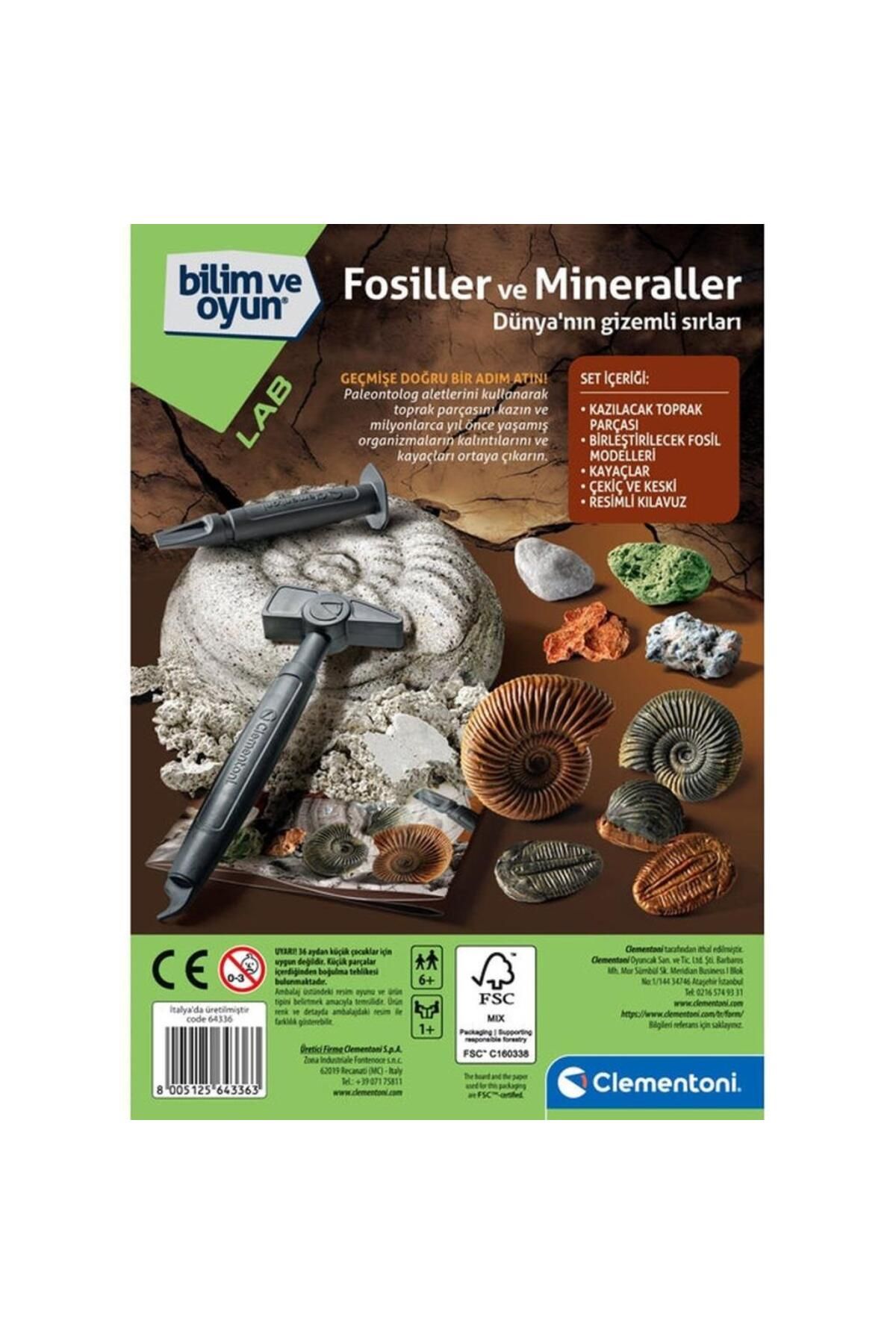 NessiWorld-64336 العلوم والألعاب - مجموعة حفر الأحفوريات والمعادن 4
