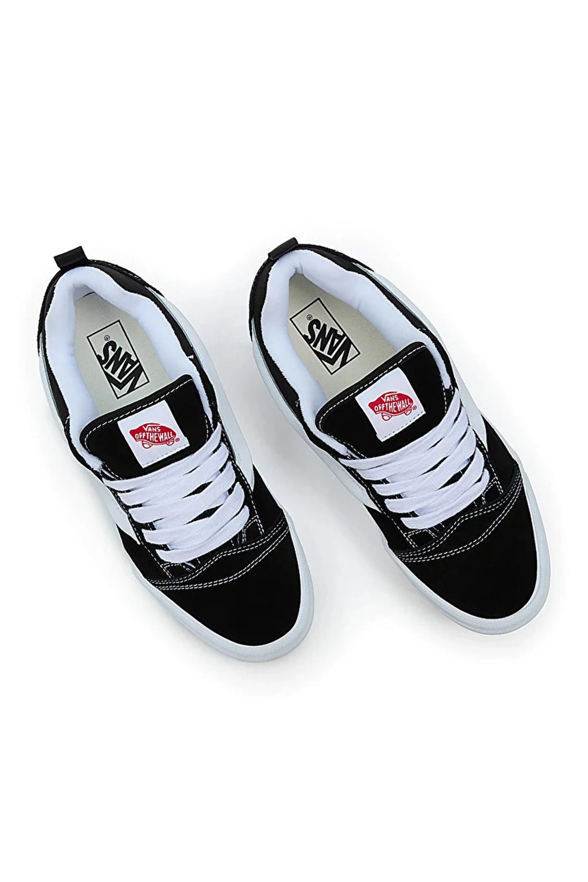 Vans-Schwarze Wildleder-Lifestyle-Schuhe für Damen VN000CP66BT1 Knu Stack 5