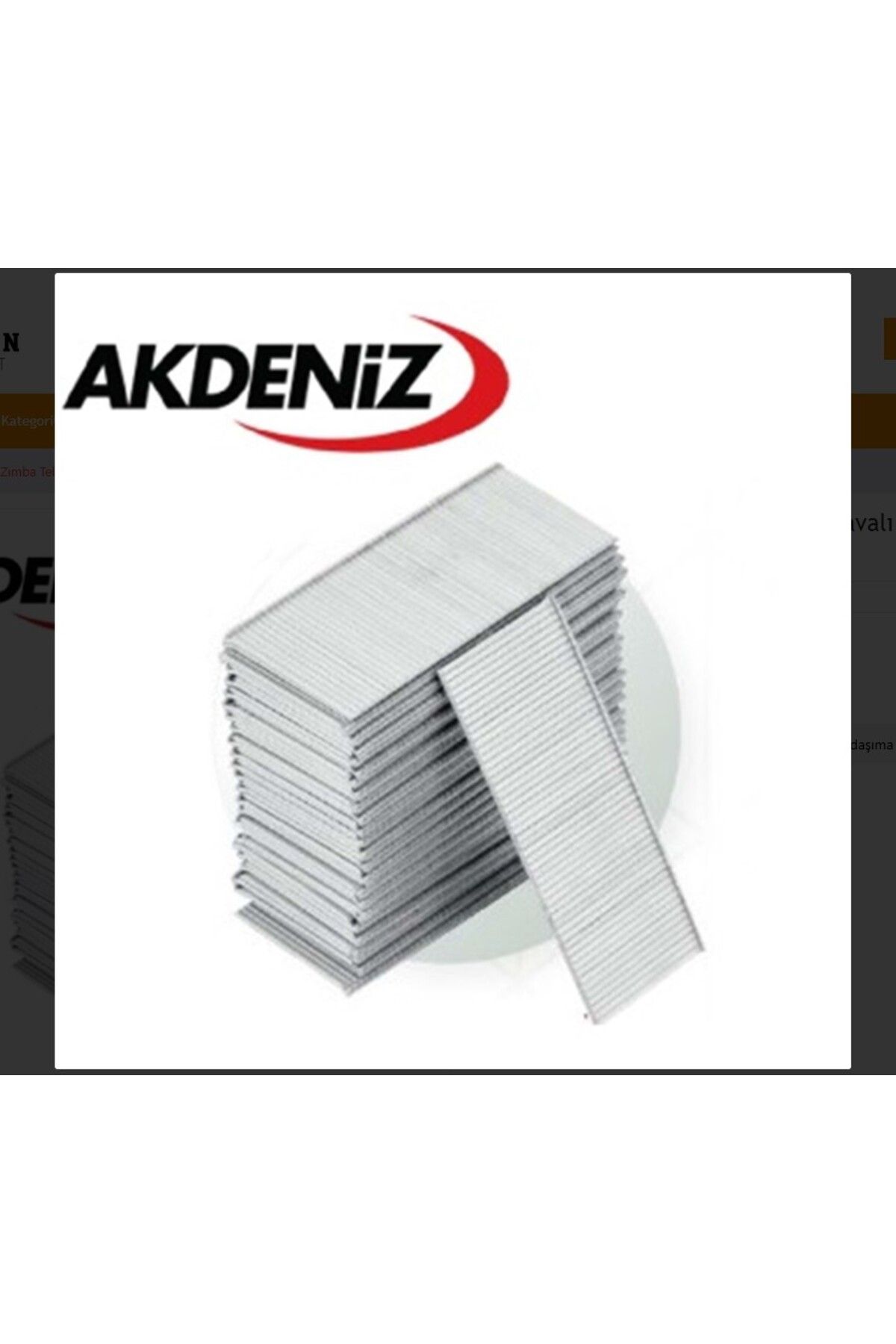 Akdeniz F50 18*50 Tabanca Çivisi 5000 Pcs 1 Kutu