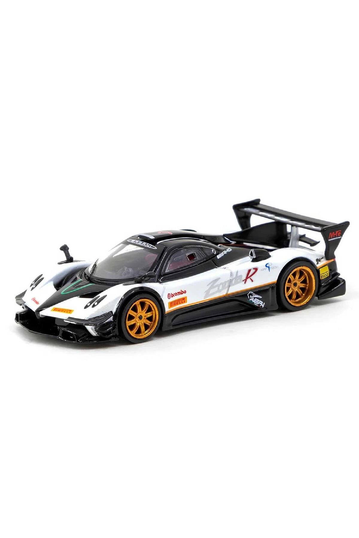 Oyuncakmatik 1:64 Diecast Pagani Zonda Revolución White Bianco Benny Tarmac Model Araba