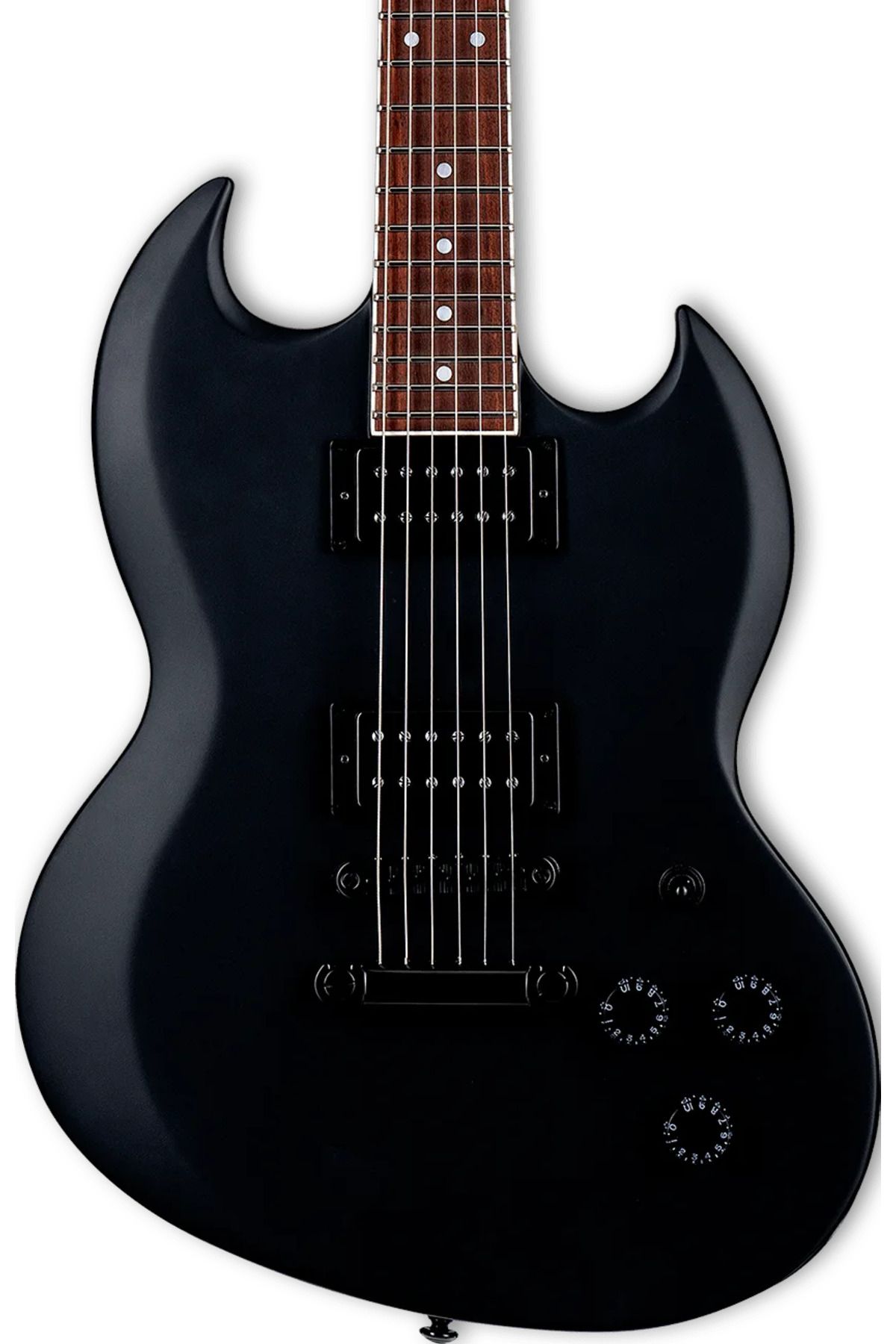 ESP LTD VOLSUNG-200 BLKS Lars Frederiksen Signature Elektro Gitar