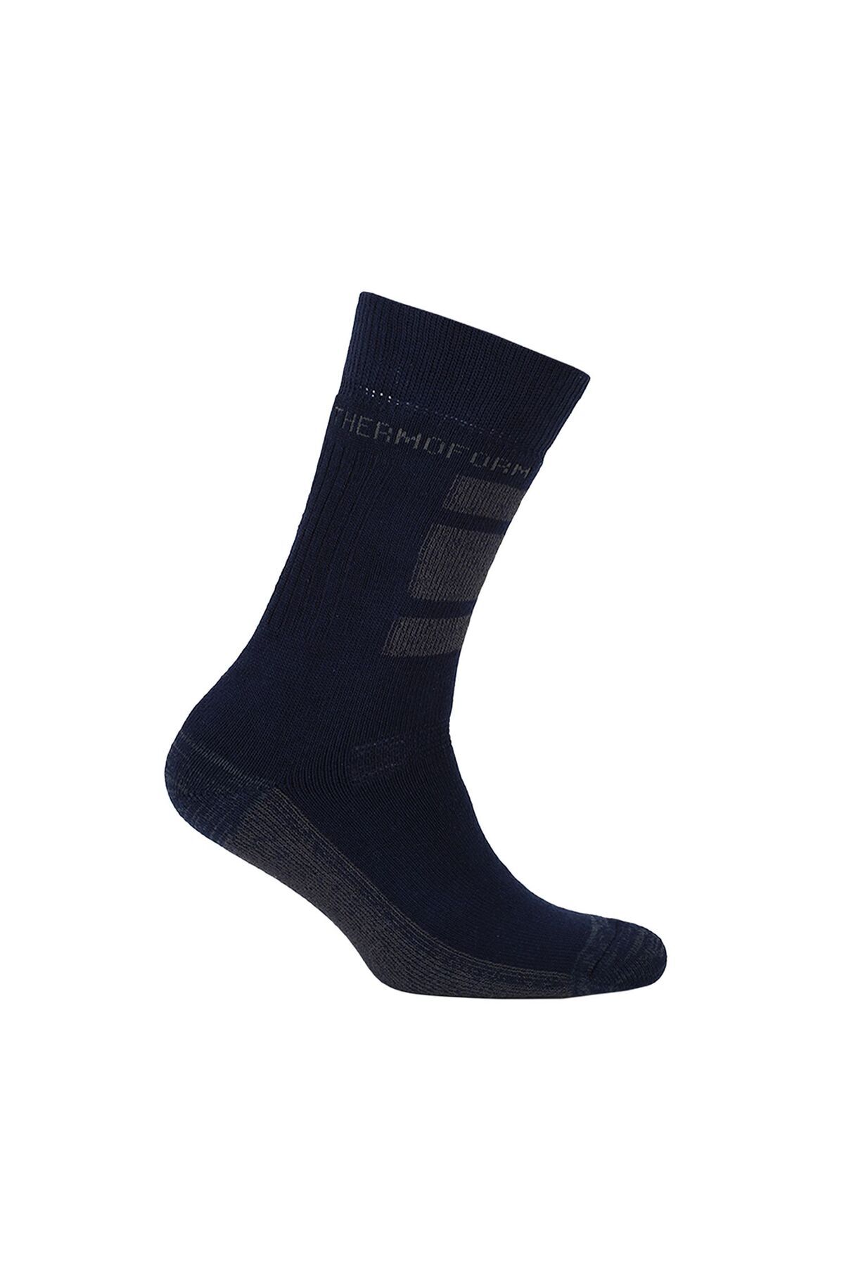 THERMOFORM-Navy Blue Worker Socks - Pack of 3 5
