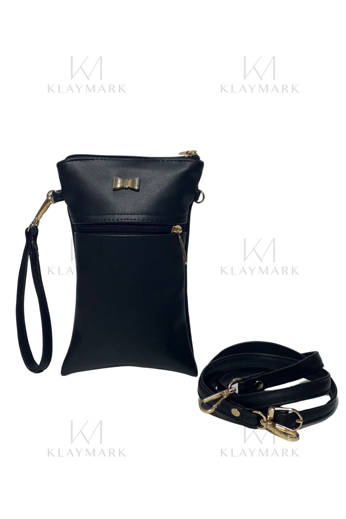 KLAYMARK BLACK CLUTCH KADIN ÇANTA