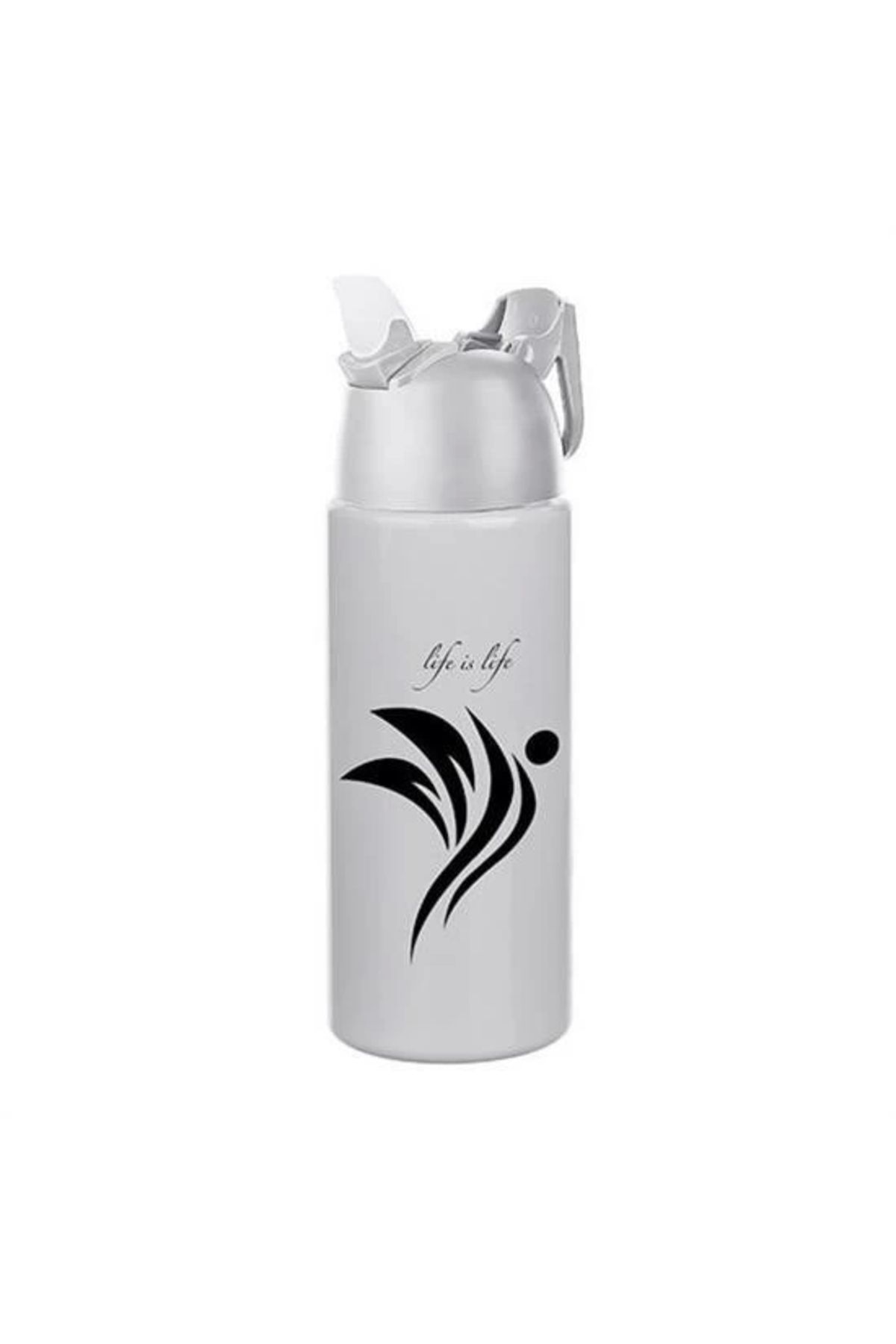 HEYF ® Kilitlenebilen Matara Güvenlikli Suluk Sporcu Matarası Spor Su Şişesi Içecek Şişesi 700ml