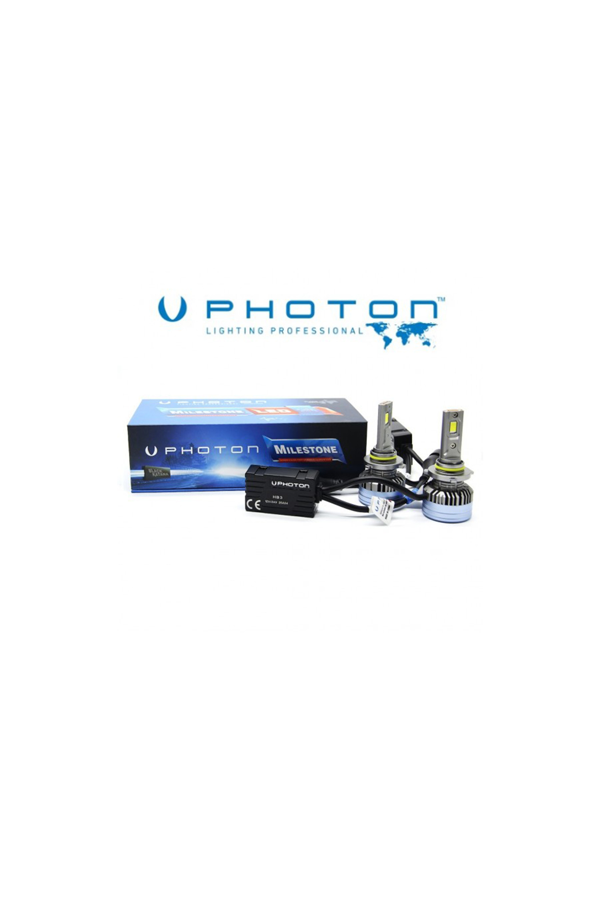 Photon Milestone Hb3 9005 Black Katana Led 12000 Lümen Ml2655