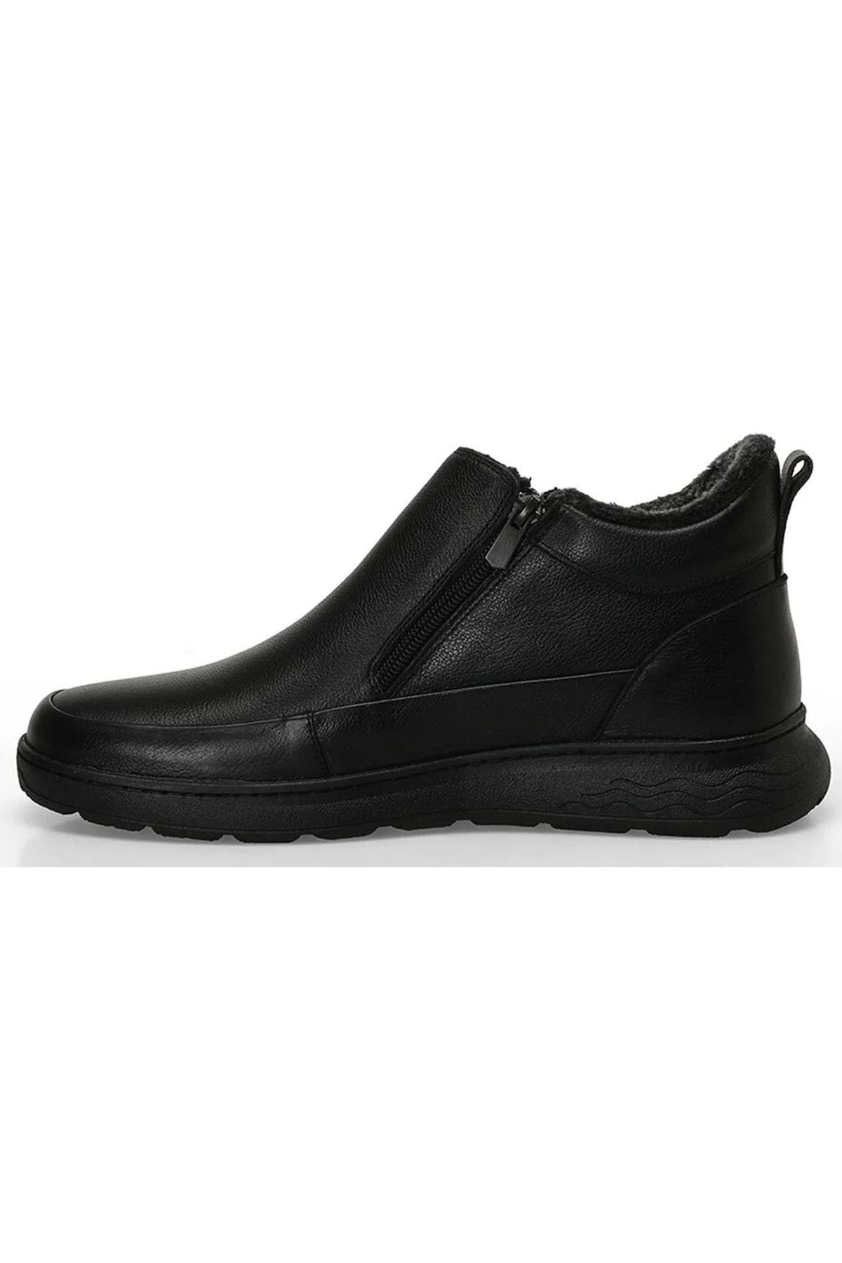 Polaris-5 Point 107533 Genuine Leather Orthopedic Sole Men's Boots Black 3