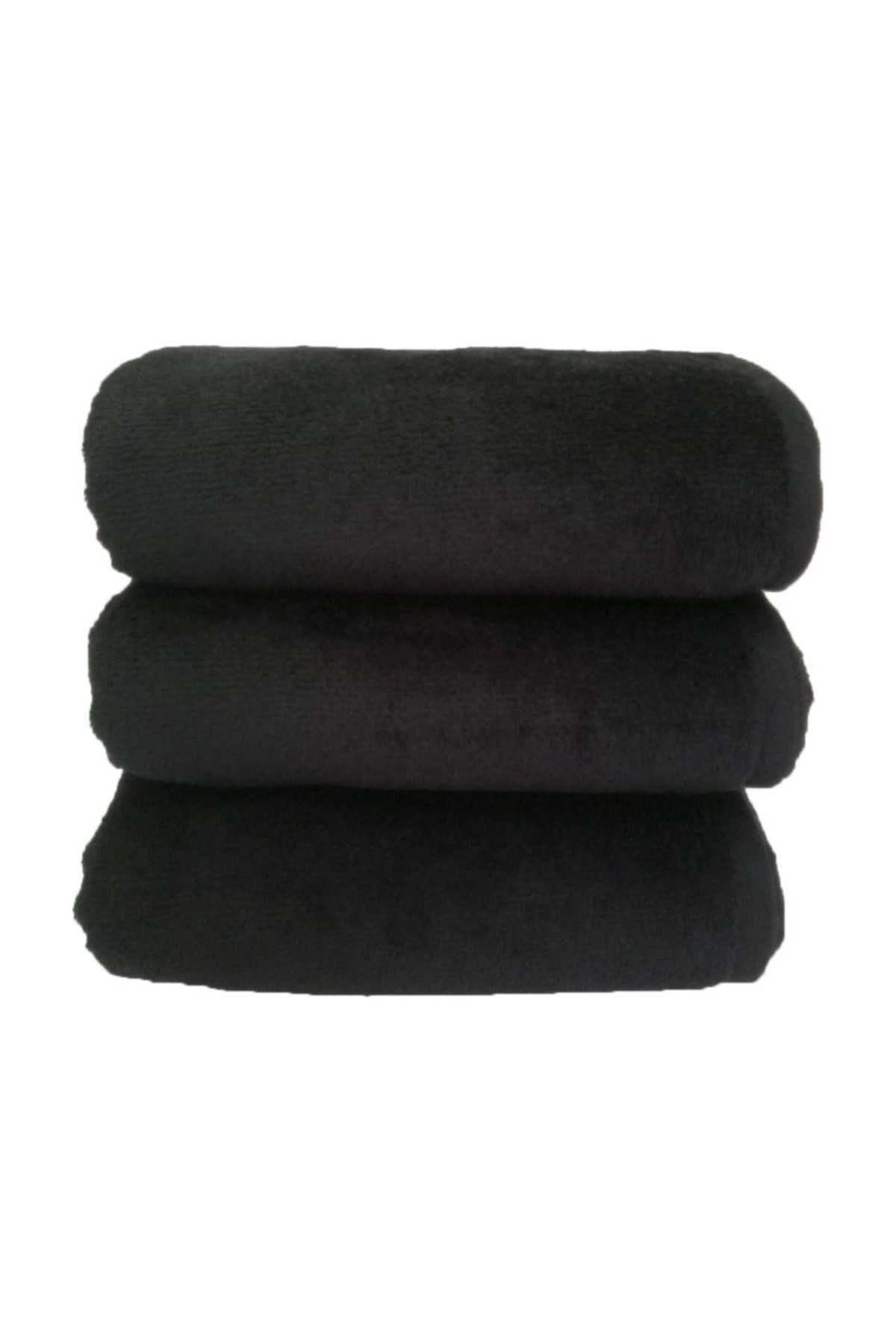 Selenay Butik 3 lü Paket Boya Tutmayan Mikrofiber El Yüz Spor Kuaför Havlusu 50X90 Cm