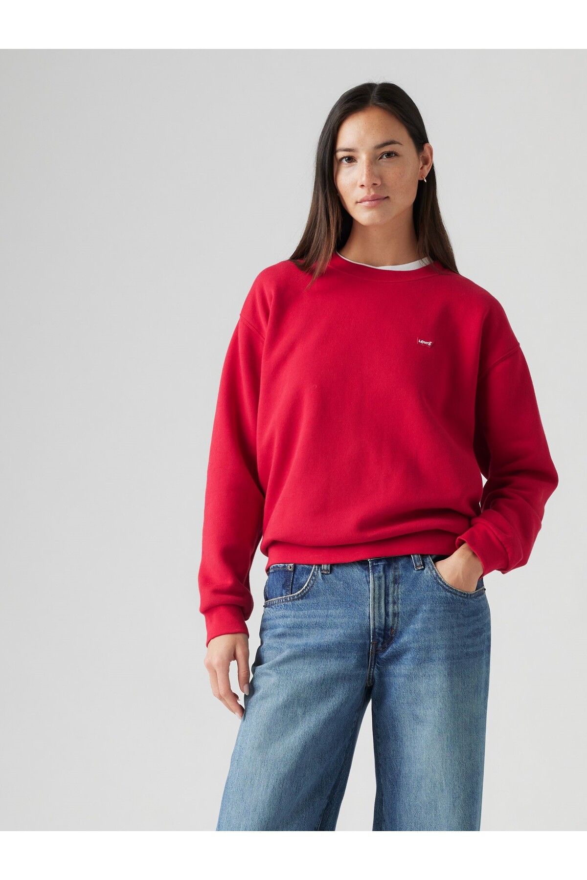 Levi's EVERYDAY KADIN KIRMIZI SWEATSHIRT 001TY-0003