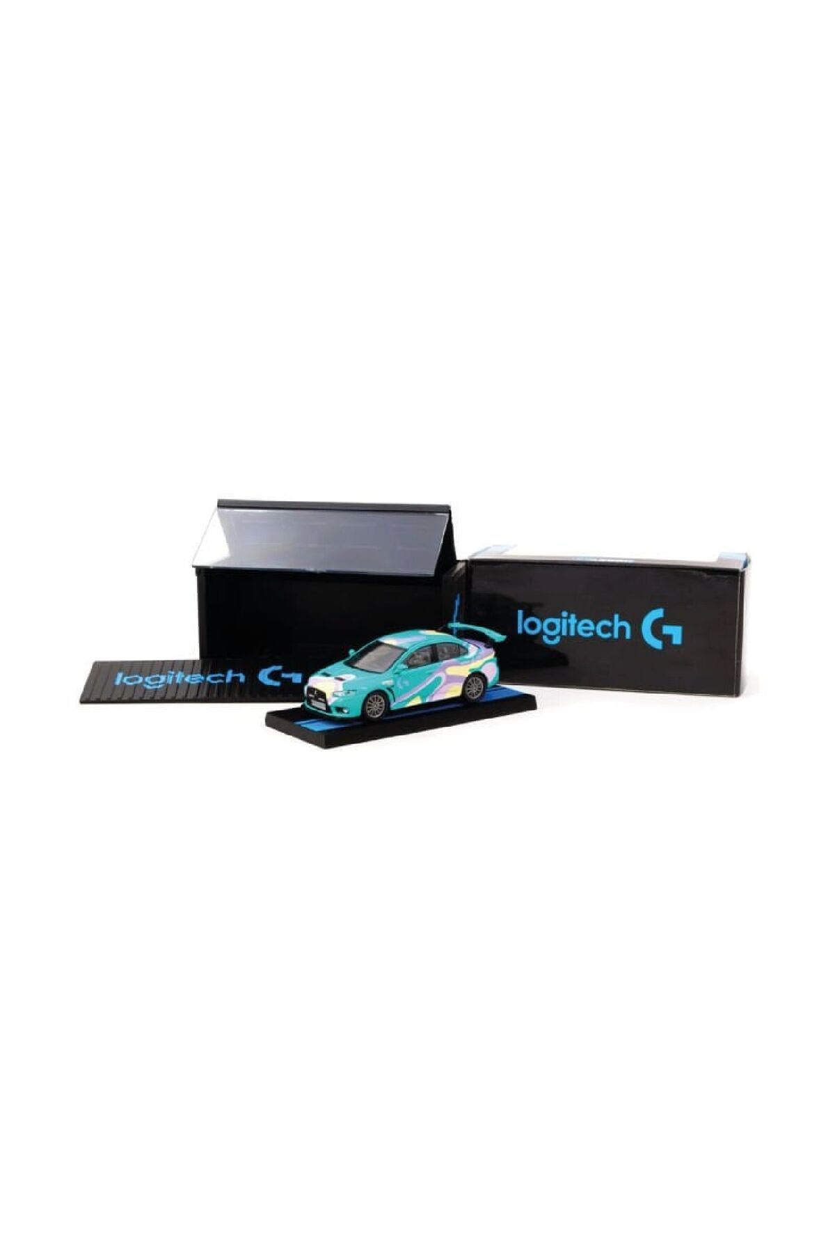 Oyuncakmatik 1:64 Diecast Mitsubishi Lancer Evo X Logitech G Next Dimension With Container Model Araba