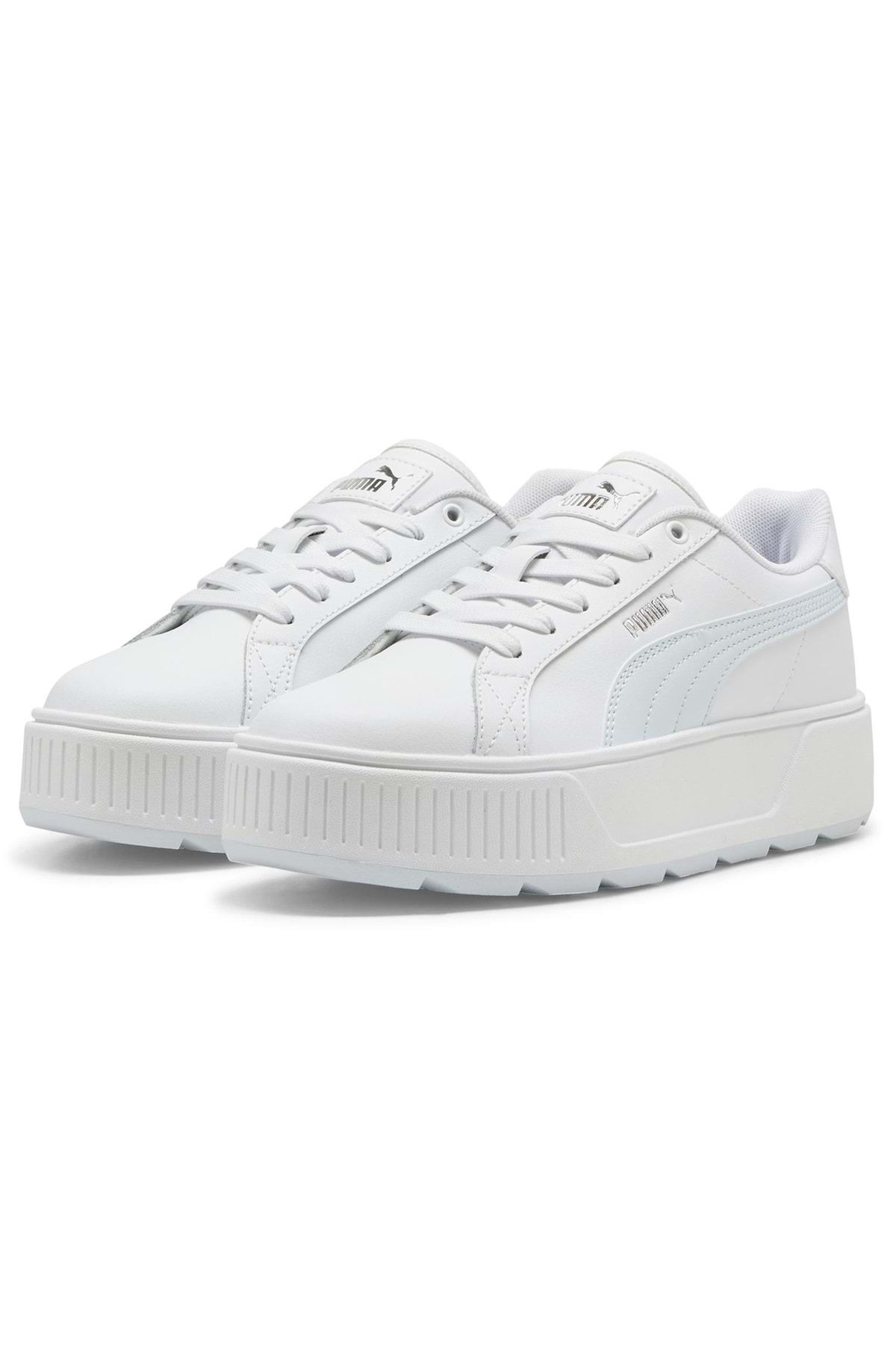 Puma 384615-17 Karمردانه L کفش کتانی زنانه ورزشی سفید