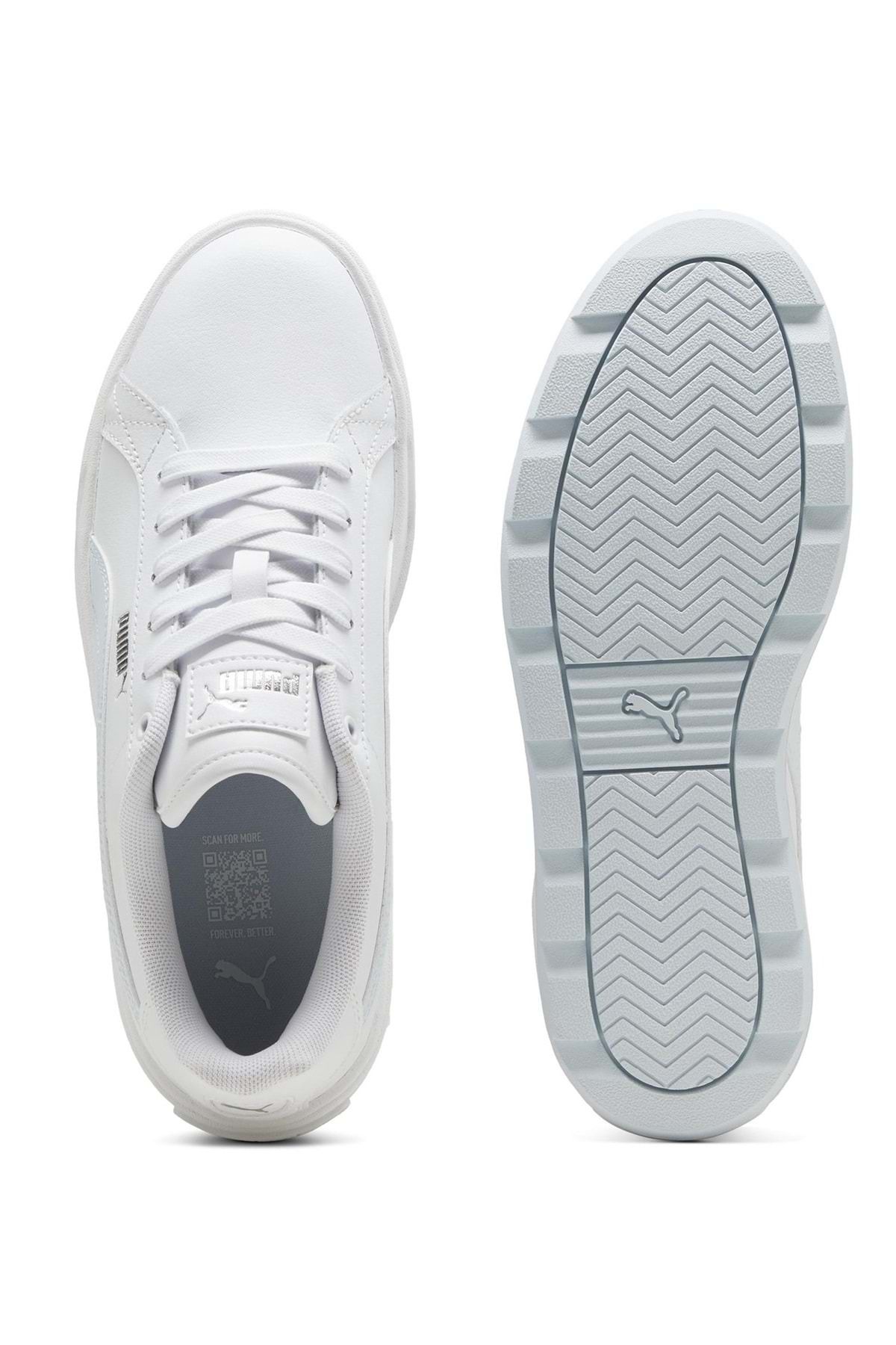 Puma 384615-17 Karمردانه L کفش کتانی زنانه ورزشی سفید