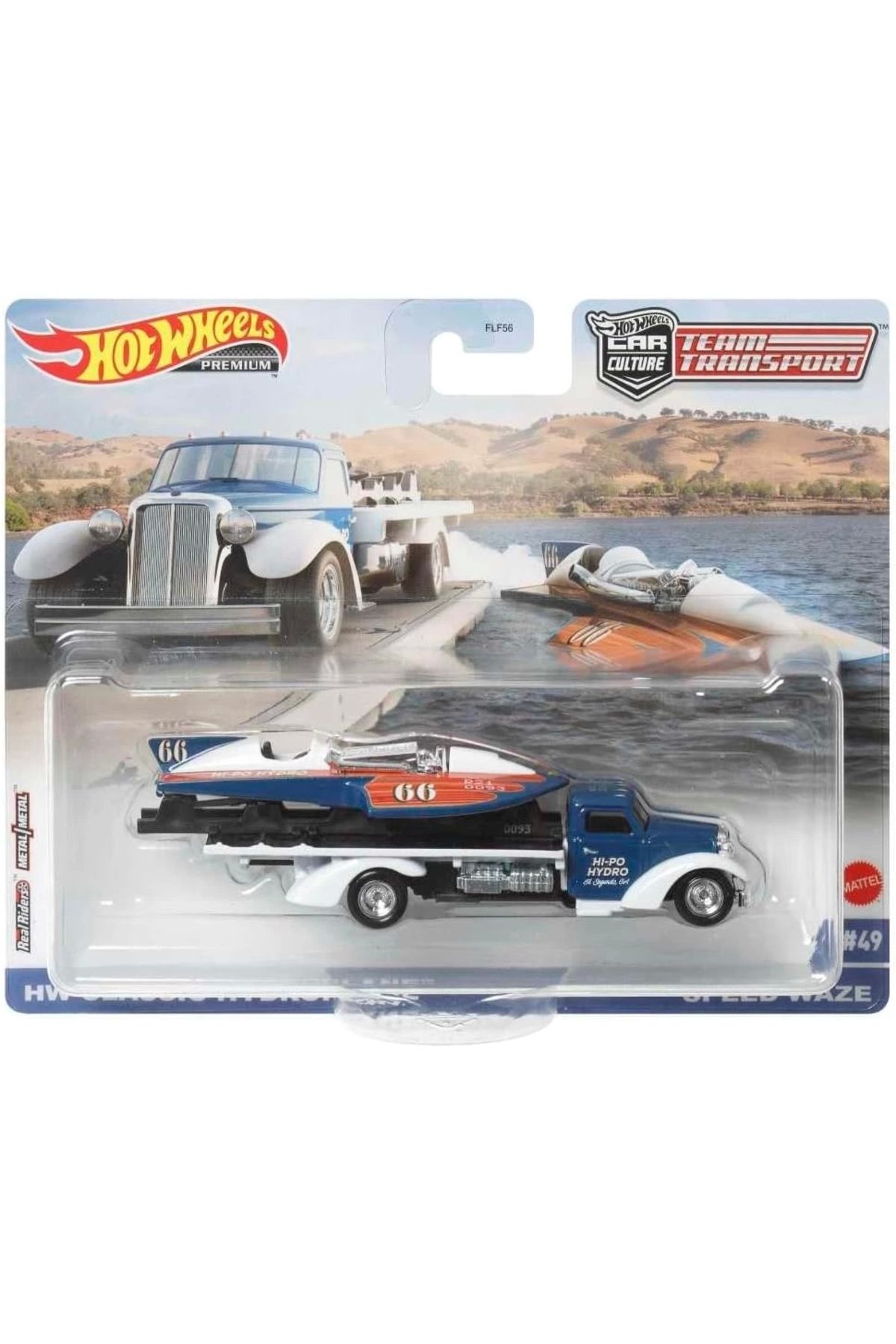 Hotwhells Hot Wheels Premium HCR31 Team Transport HW Classic Hydroplane/Speed Waze