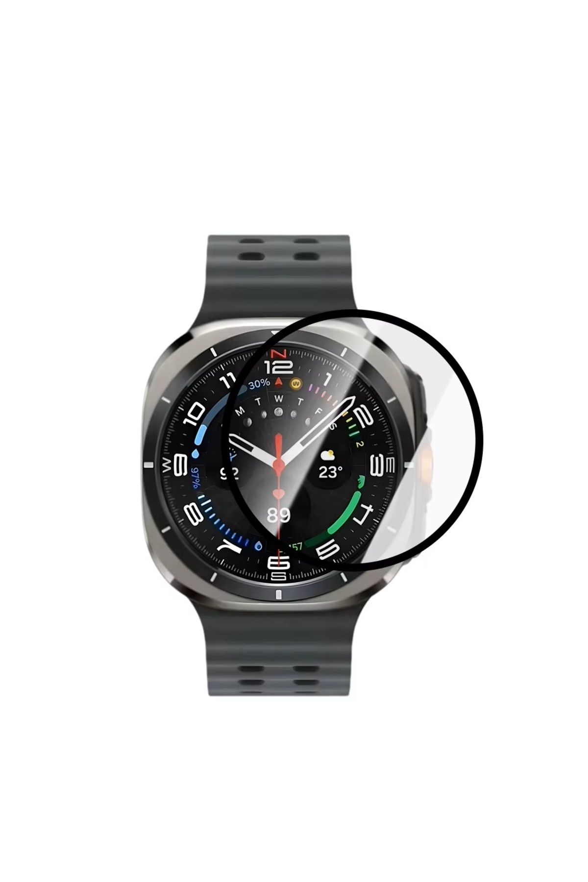 Dmay Samsung Galaxy Watch Ultra (47MM) Uyumlu Esnek Nano Ekran Koruyucu 2 ADET