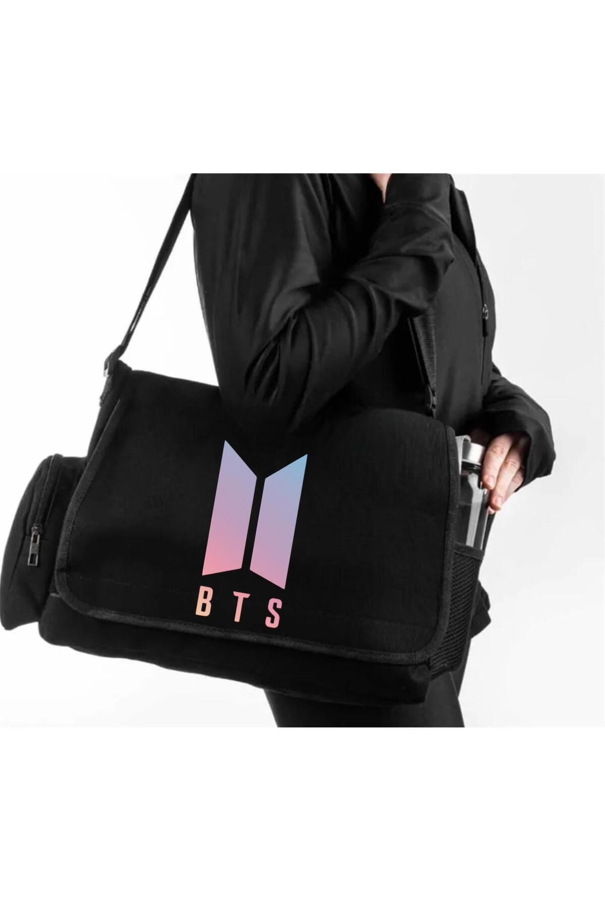 BAREM BUTİK BTS Army Symbol Special Design Baskılı Postacı Çantası