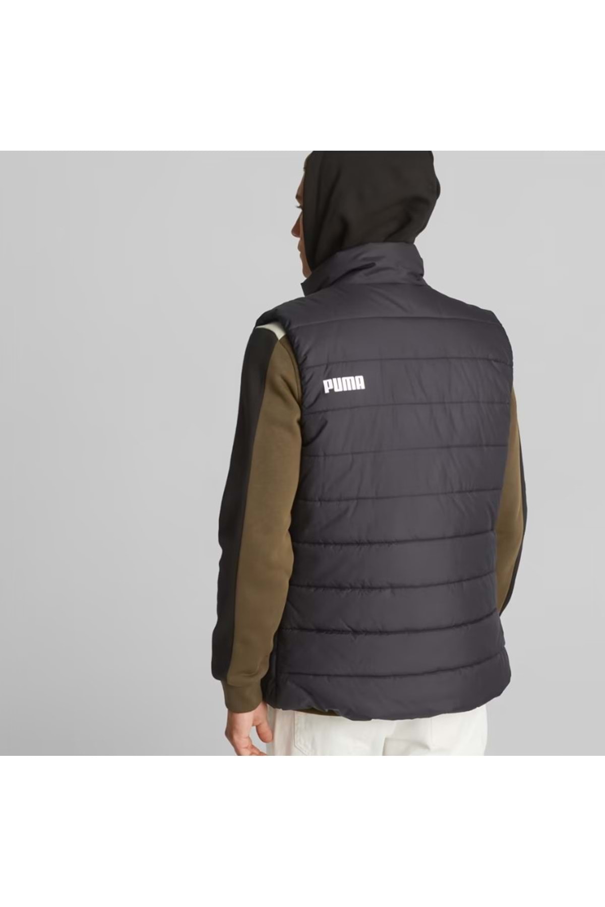 Puma Essential Padded Vest 848939-01 Erkek Günlük Stil Ceket Erkek Yelek SİYAH görsel 4