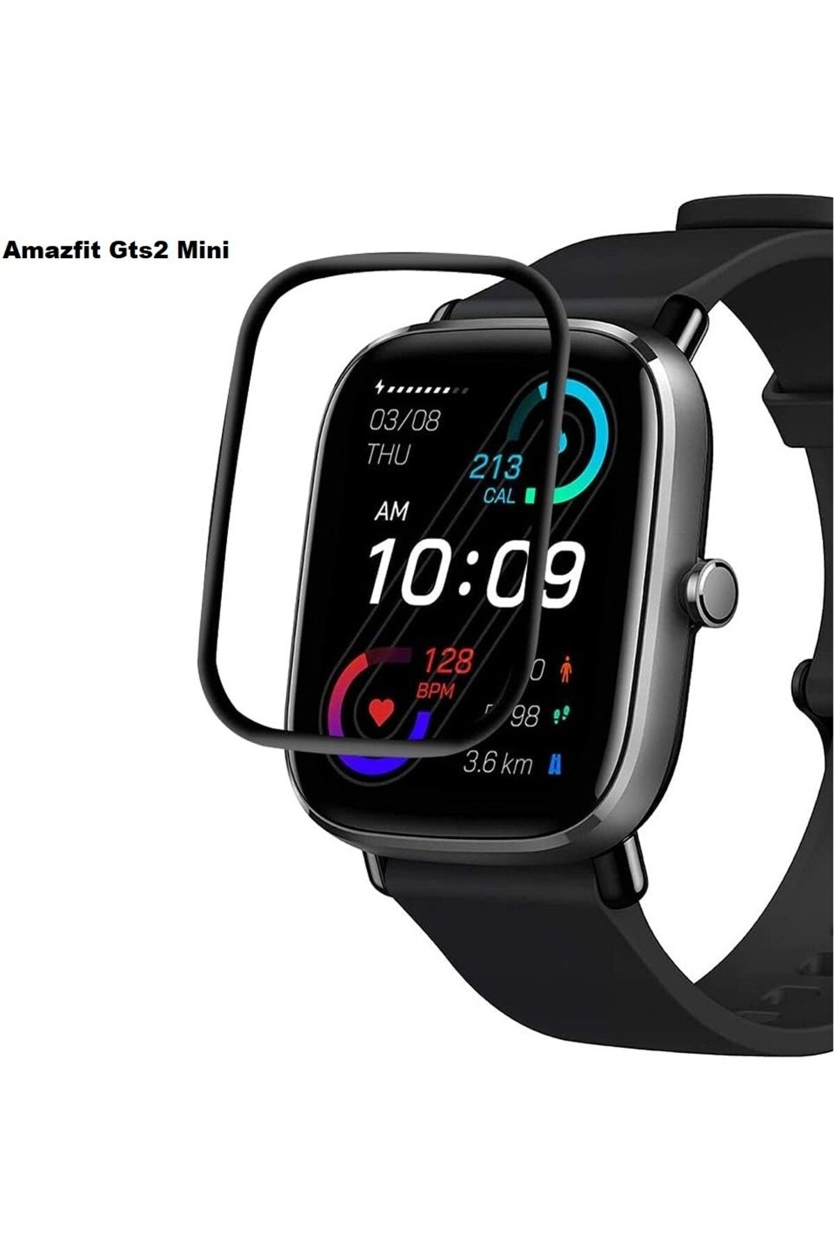 Dmay Amazfit Gts 2 Mini Uyumlu 5d Nano Ekran Koruyucu 2 ADET