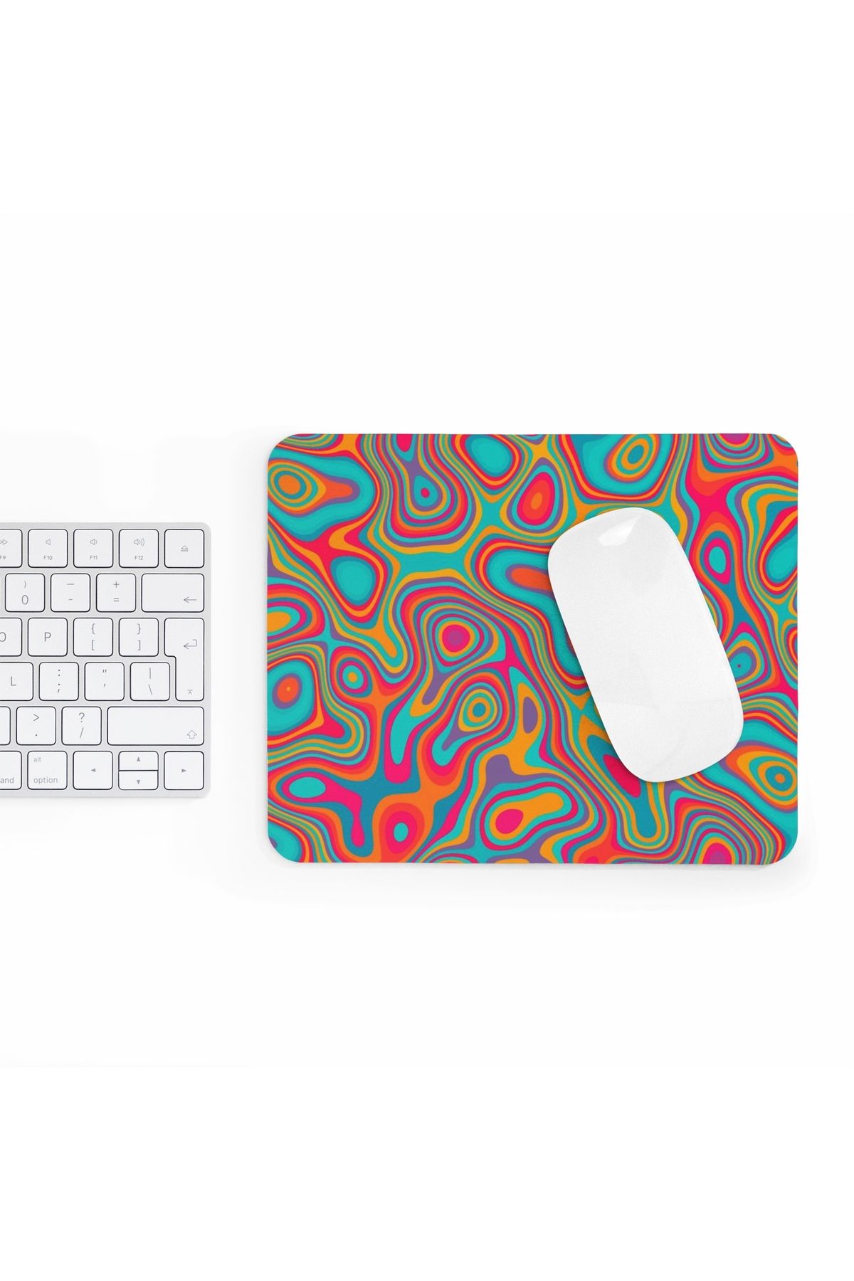 BASKIBAZAR Since 2020-Illustration Pattern Printed Rectangular Mousepad 3