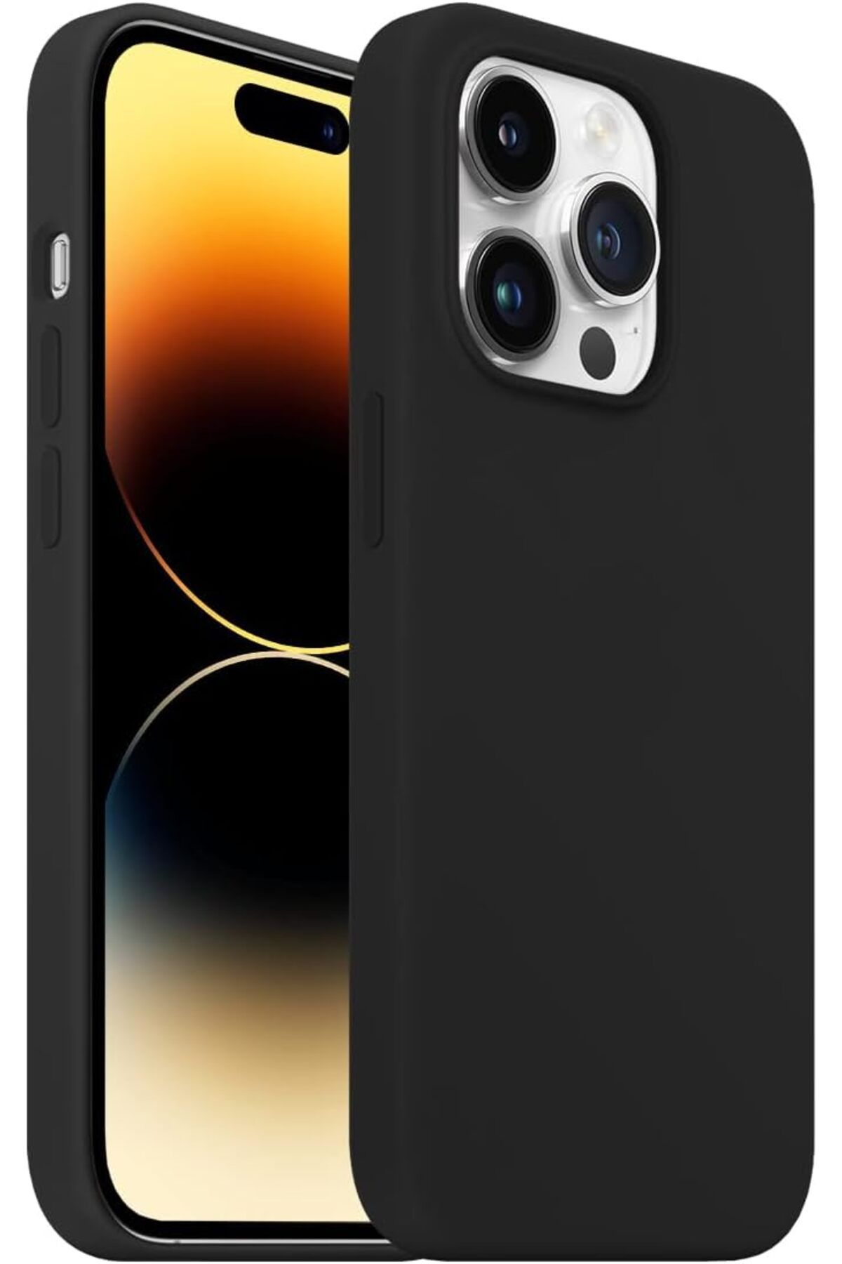STOREMAX daliashops iPhone 14 Pro Rubber Fit Kılıf Black Star Collection 542167
